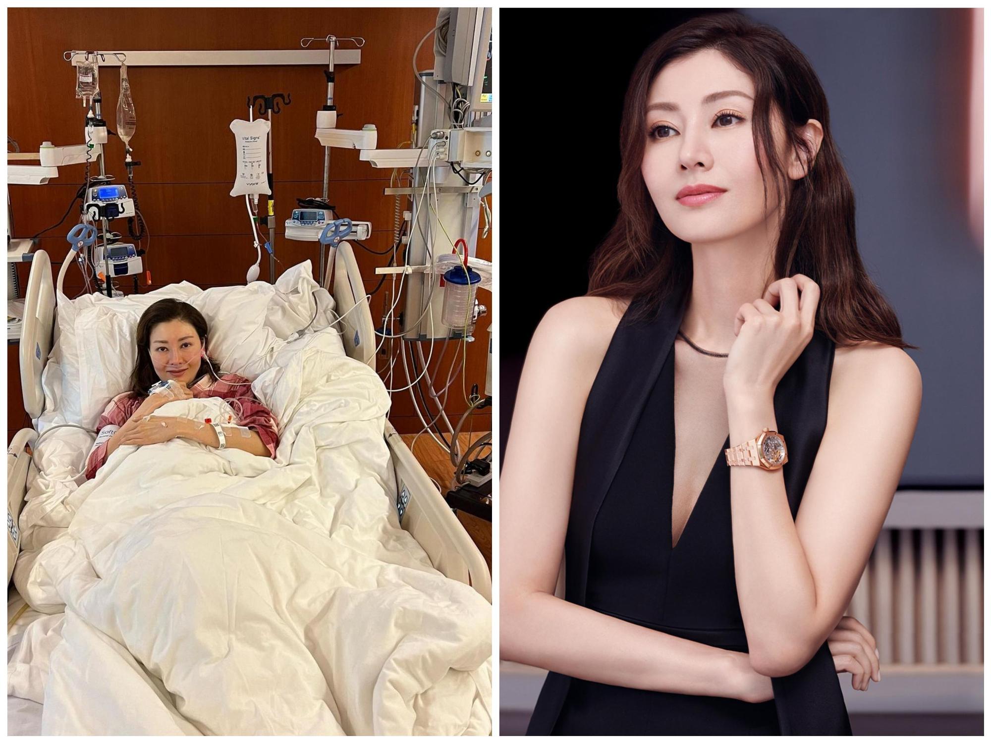 李嘉欣15日深夜透露送院急救過程及病因，當時她心臟、肝臟、腎臟功能幾乎都已停頓。（翻攝自李嘉欣IG）