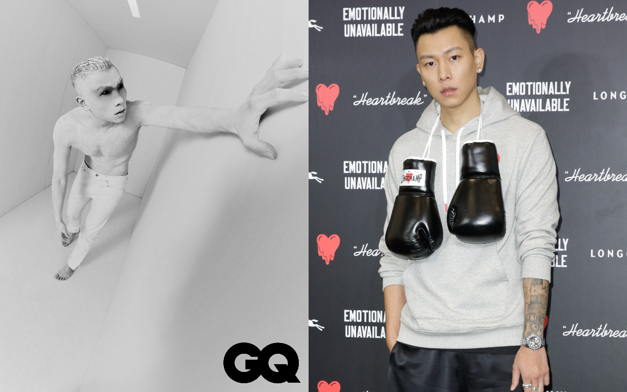 瘦子喊話：「不管你在雜誌上或任何角落看到我，你都不是真正的認識我。音樂才是我，才是我看到的、感受到的。」（本刊資料室、《GQ》國際中文版提供）