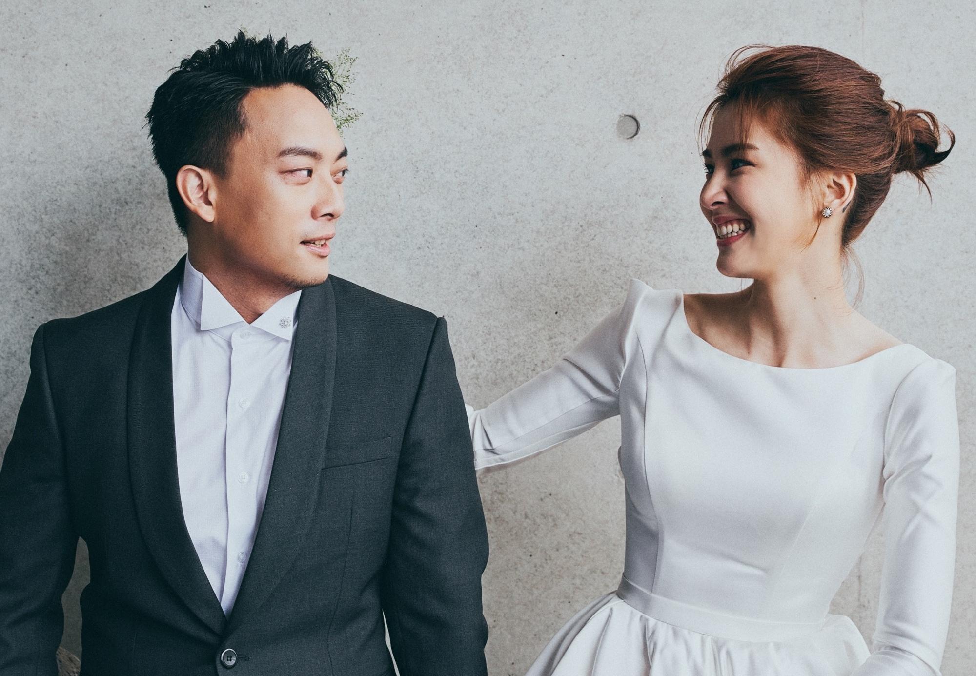 曾沛慈宣告與黑壯男結婚。(翻攝自曾沛慈臉書)