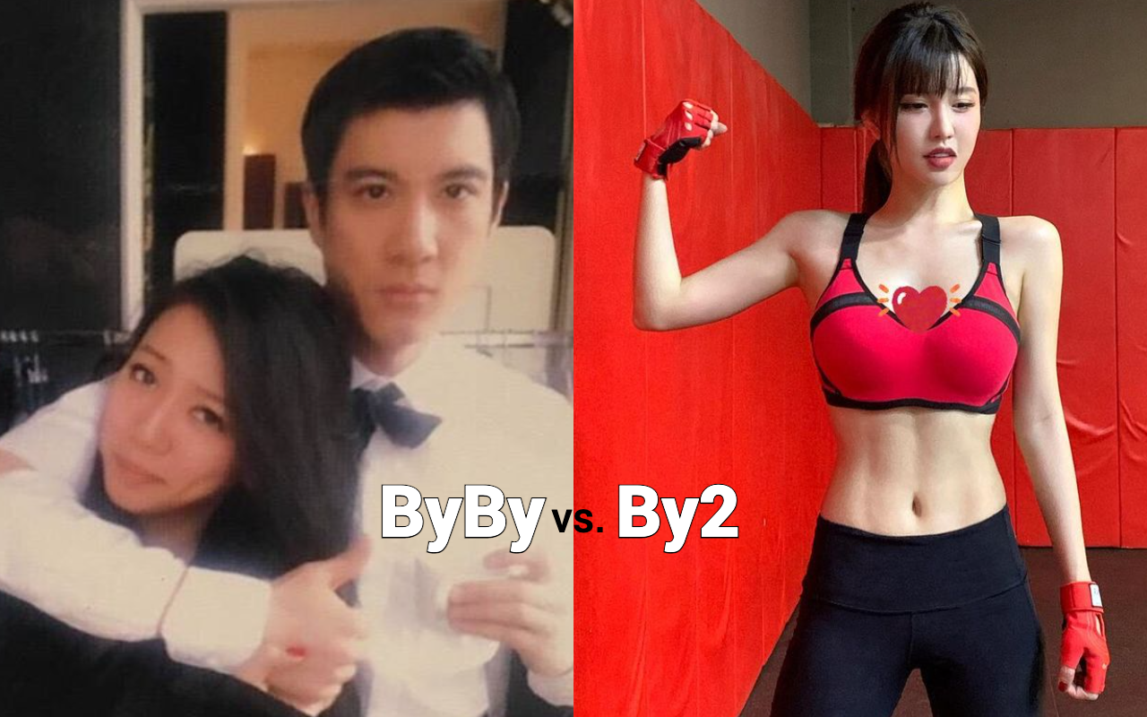 雙胞胎女團By2的妹妹Yumi(右圖)身陷王力宏(左圖右)的婚變風波。(翻攝自王力宏微博、Yumi IG)