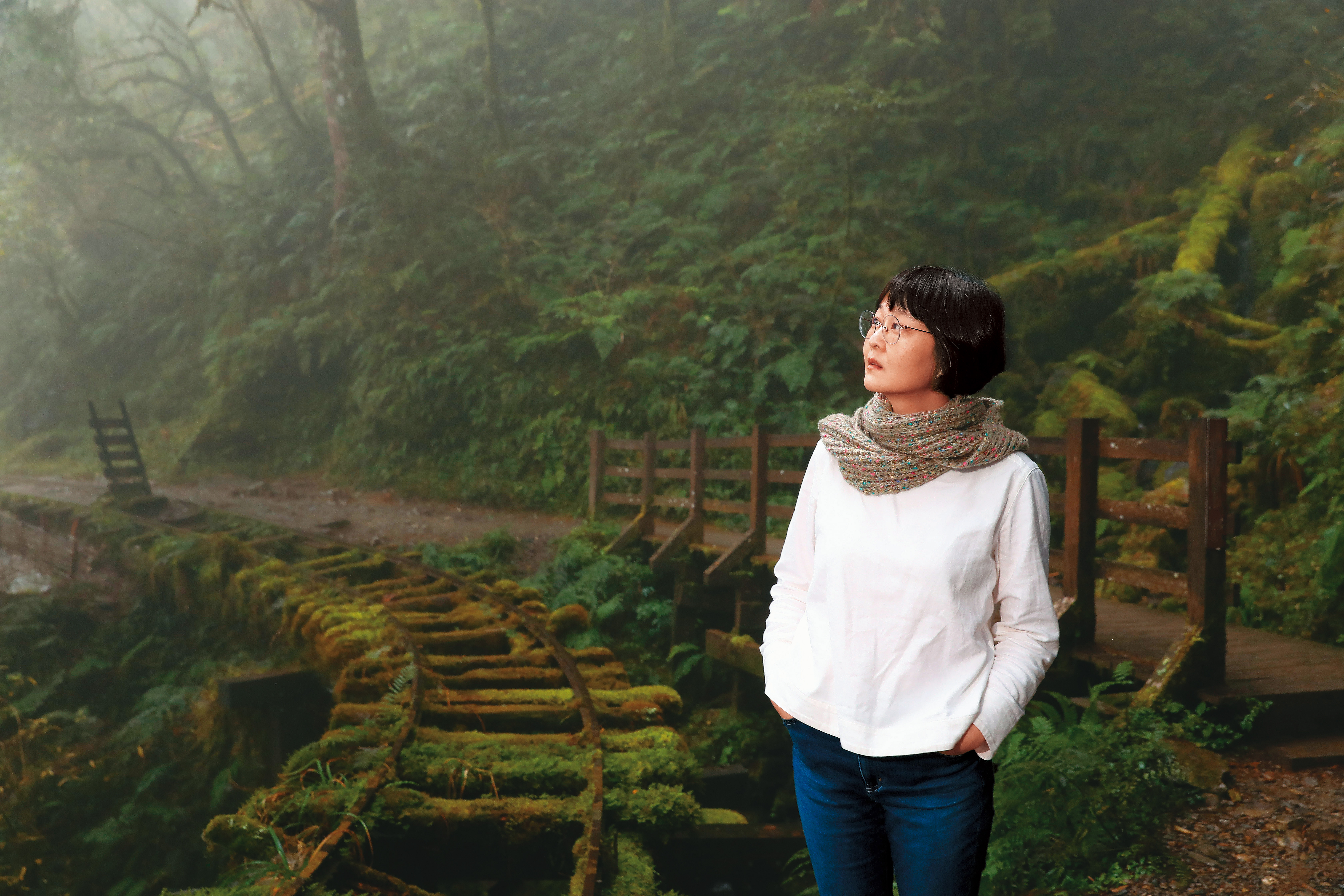 江鵝對宜蘭太平山情有獨鍾，常一個人開車上山。