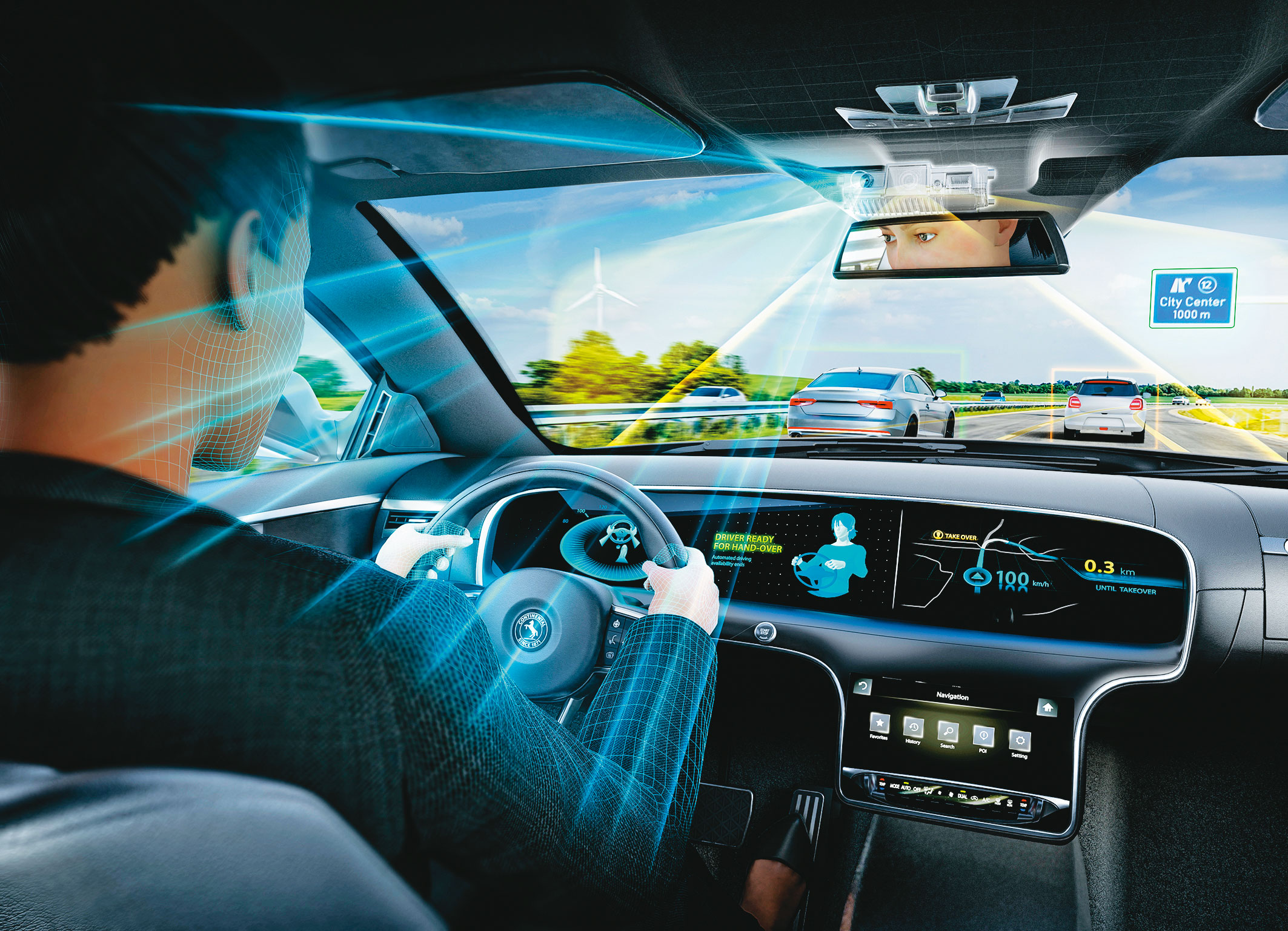 自駕車安全系統中最重要的光學雷達(LiDAR),需透過光學鍍膜技術解決影像清晰度問題。(翻攝Continental官網)