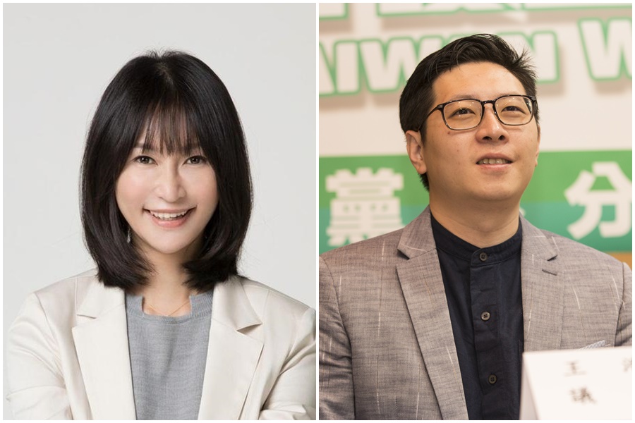 針對林于凱表示參加喪禮卻不受家屬尊重，王浩宇（右）、qn黃瓊慧（左）紛紛發文表示此舉不妥。