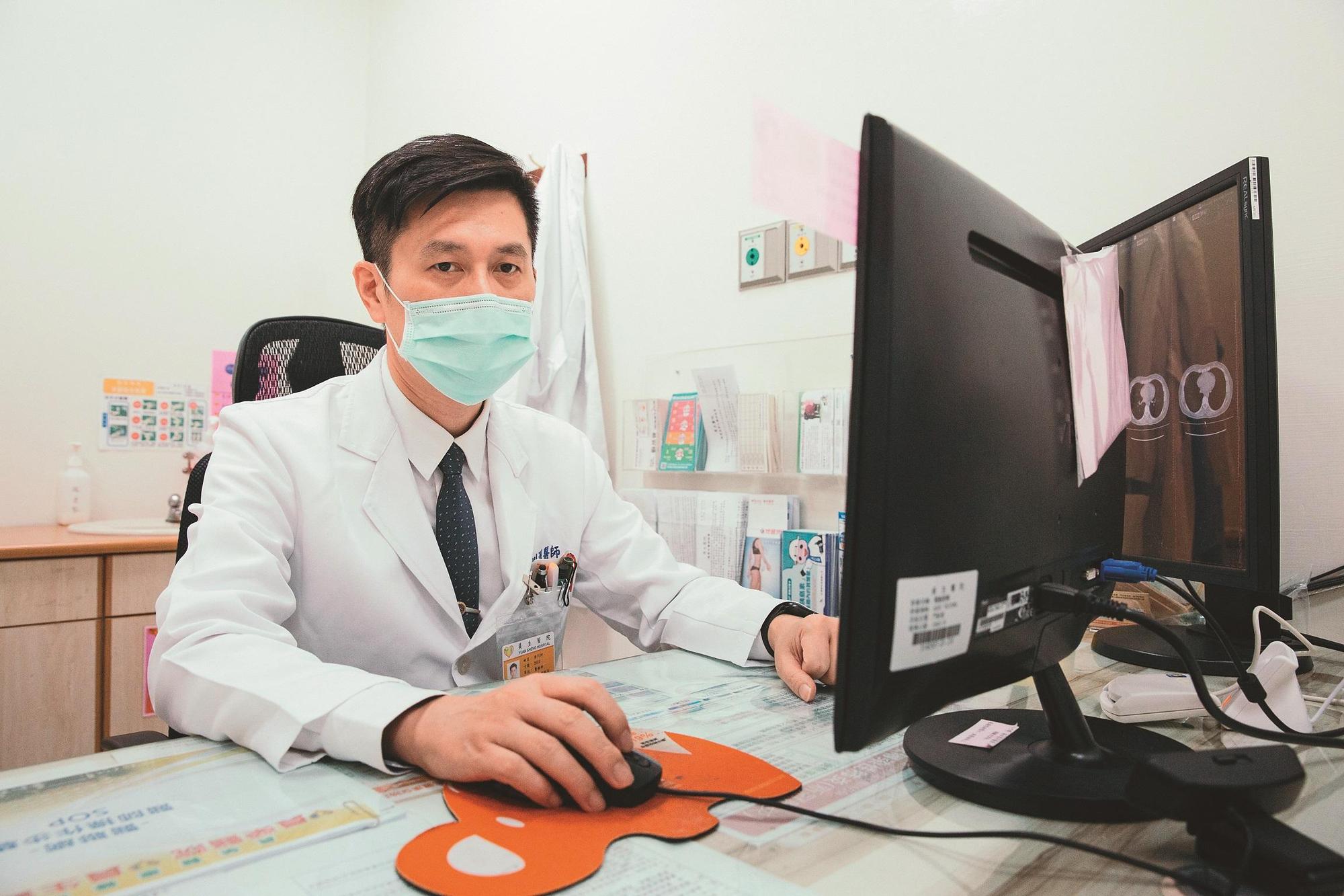 全台領先AI輔助肺癌判讀，有助發現早期病灶。（賴一銀攝）