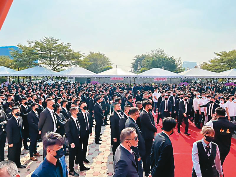 四海幫成立至今近70年,在台號稱有上萬名幫眾。(讀者提供)