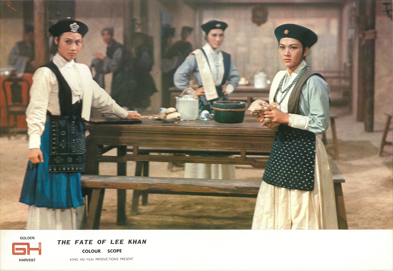 《迎春閣之風波》是胡金銓電影中女性角色最多的一部，也啟發後來徐克監製的《新龍門客棧》。（影視聽中心提供）