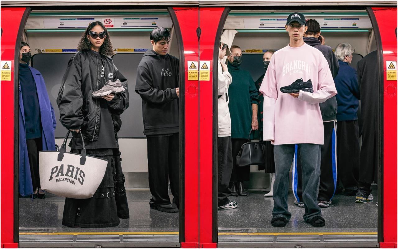 BALENCIAGA推出全新的Cities城市系列廣告大片,除PARIS系列之外,其餘城市商品僅在當地販售。(BALENCIAGA提供)