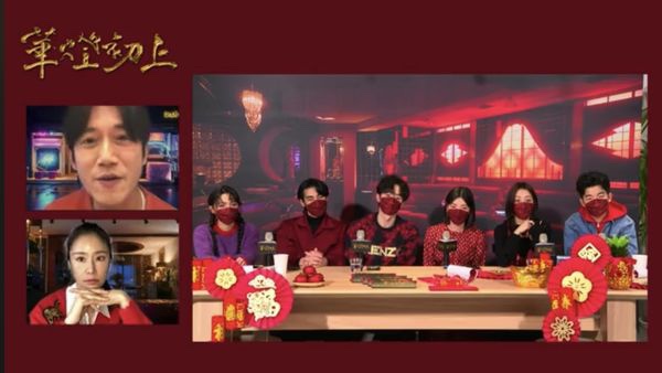 林心如登上官方直播和吳慷仁暢聊。（Netflix 提供）