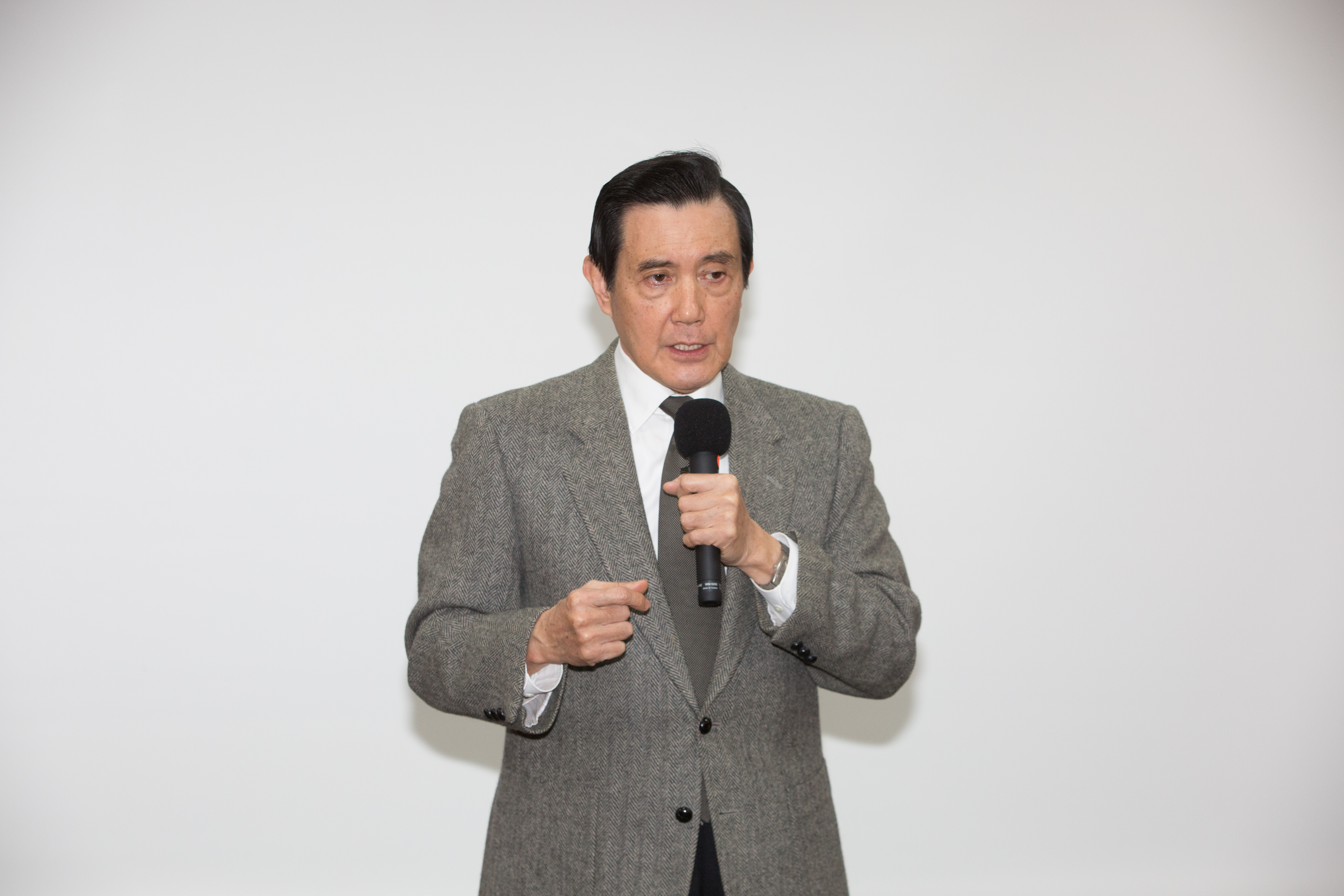 有媒體提問關於趙少康想選總統一事，馬英九（圖）回應表示，「我覺得他對自己有這樣的自信，我們尊重。」（本刊資料照）