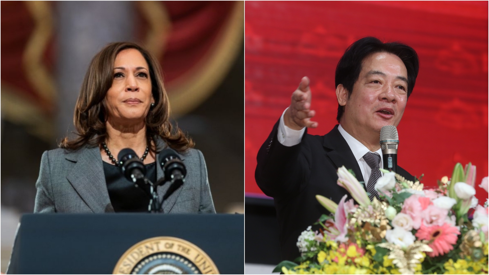 美國副總統賀錦麗與我國副總統賴清德有機會在宏都拉斯新總統就職典禮上同台。（翻攝自賀錦麗Instagram／資料照）