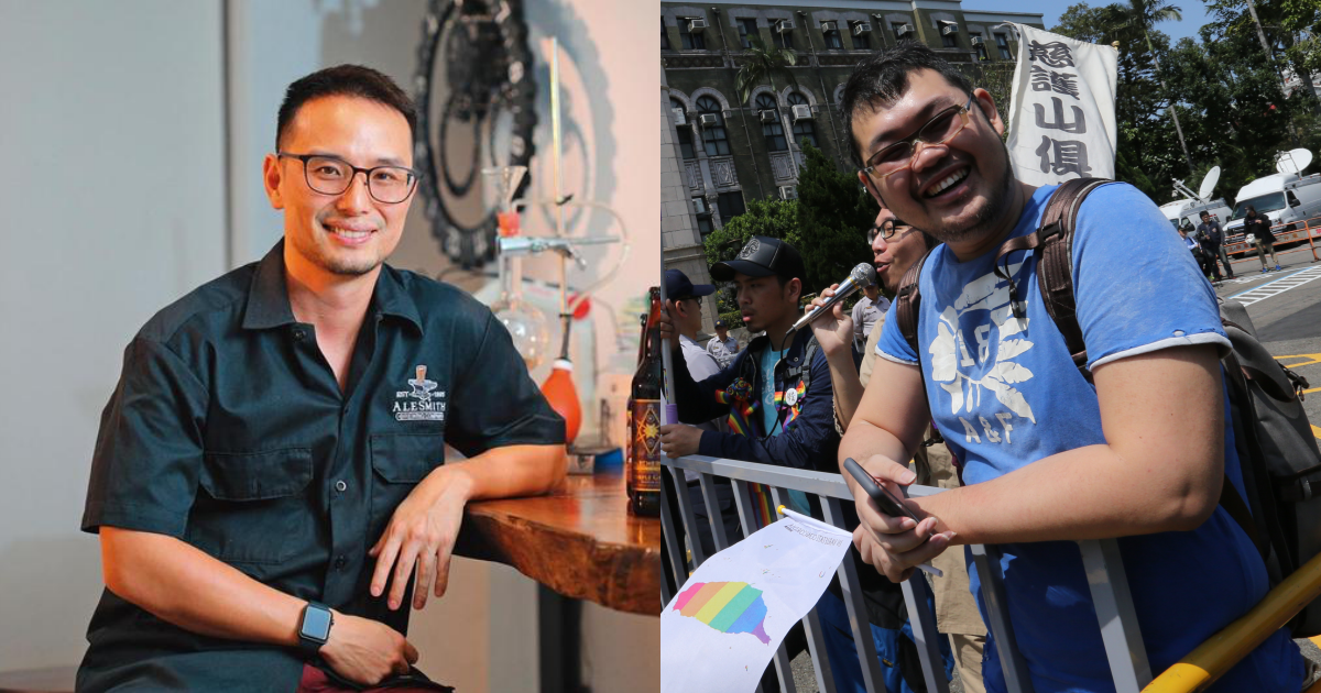 「禾餘麥酒」創辦人陳相全（左）用「塔綠班」一詞大酸民進黨政府，引爆爭議，網紅四叉貓點出他會被炎上的關鍵。（本刊資料照）