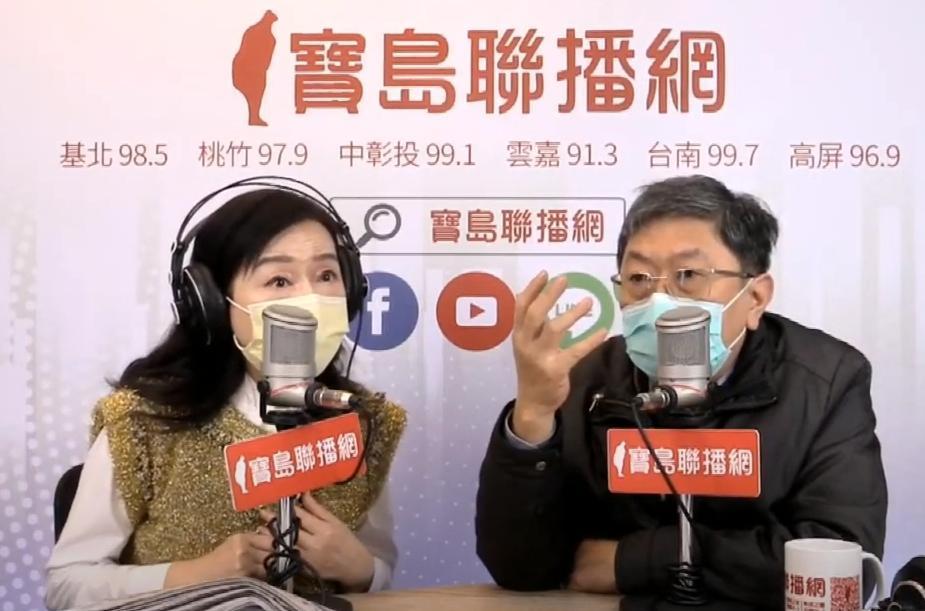 李秉穎受訪時直指,尚未打疫苗的成年人是與病毒共存的重要問題之一。(翻攝自寶島聯播網YouTube)