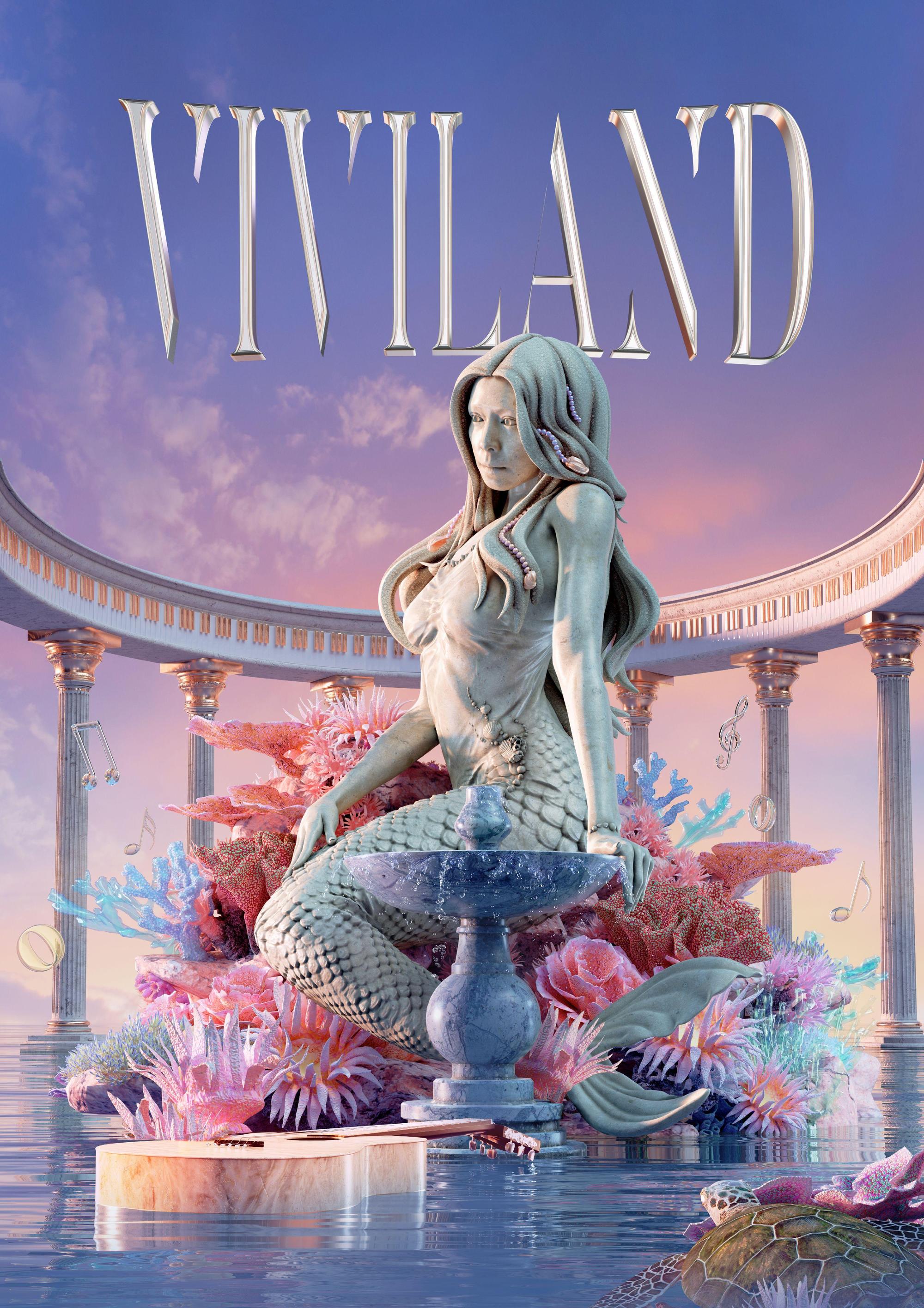 化身「VIVILAND」中絕美幻紫繩索女神 繩索造型考驗身形 徐若瑄大呼:還好平時有在練