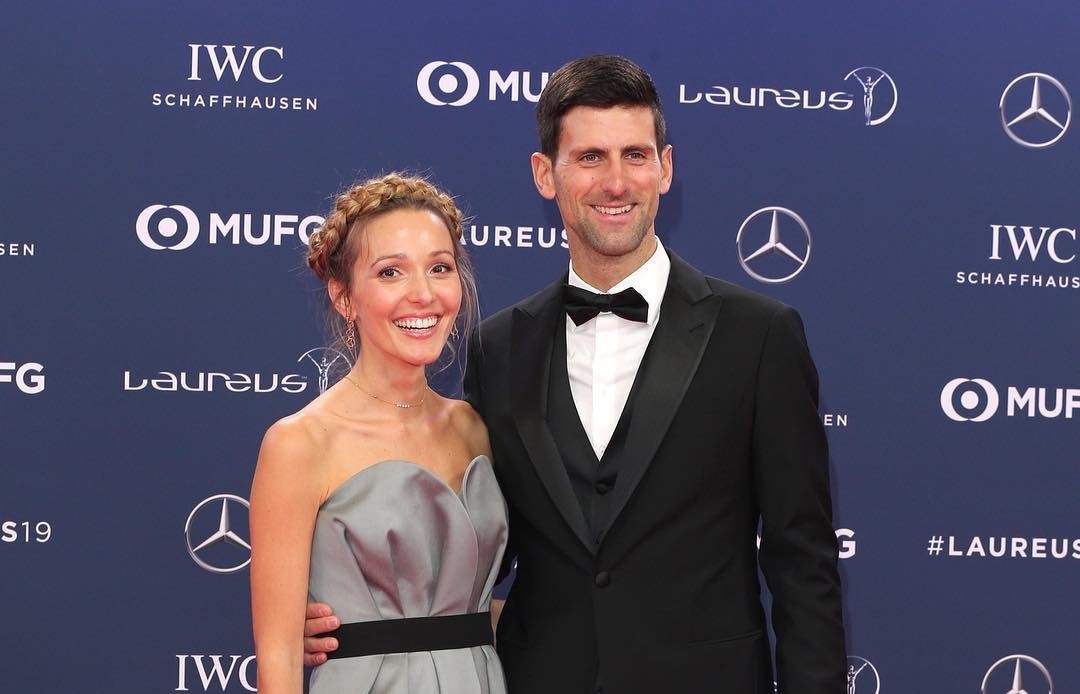 喬科維奇與妻子伊蓮娜是一家丹麥生技公司的兩大股東。（翻攝Jelena Djokovic IG）
