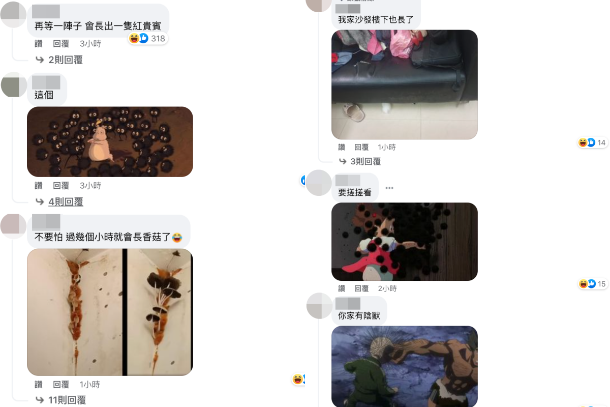 貼文引來一堆網友搞怪留言。（翻攝自爆料公社臉書）