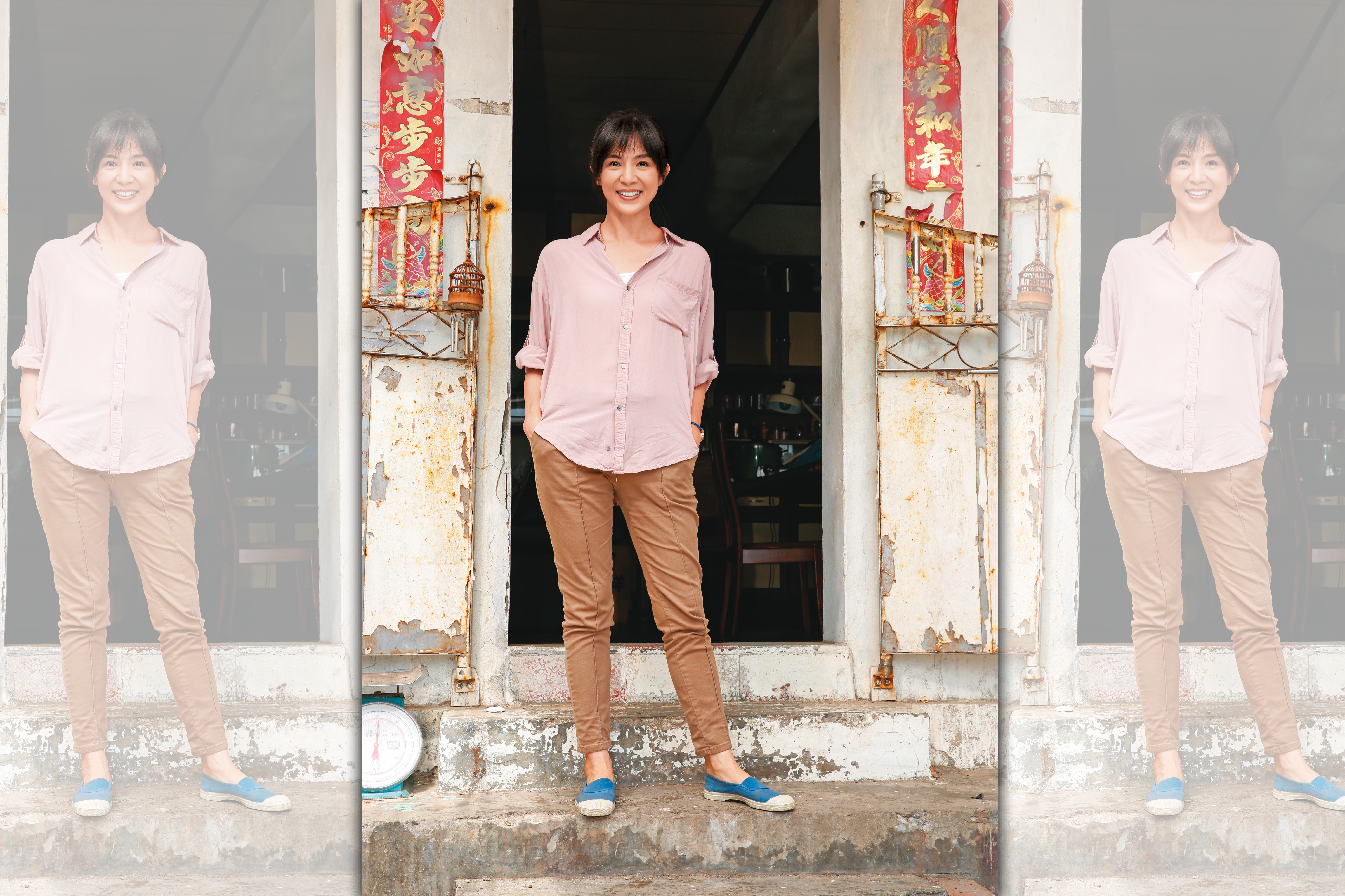 楊采妮來台拍電影《嗨！神獸》時，雙胞胎兒子才1歲多，這些年她在母親角色、事業和自我之間尋找平衡感，雖然因疫情無法飛來飛去工作，她也沒放下編劇等幕後創作。