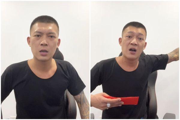 鳳梨昨晚開直播回應。(翻攝自鳳梨 吳泓逸直播)