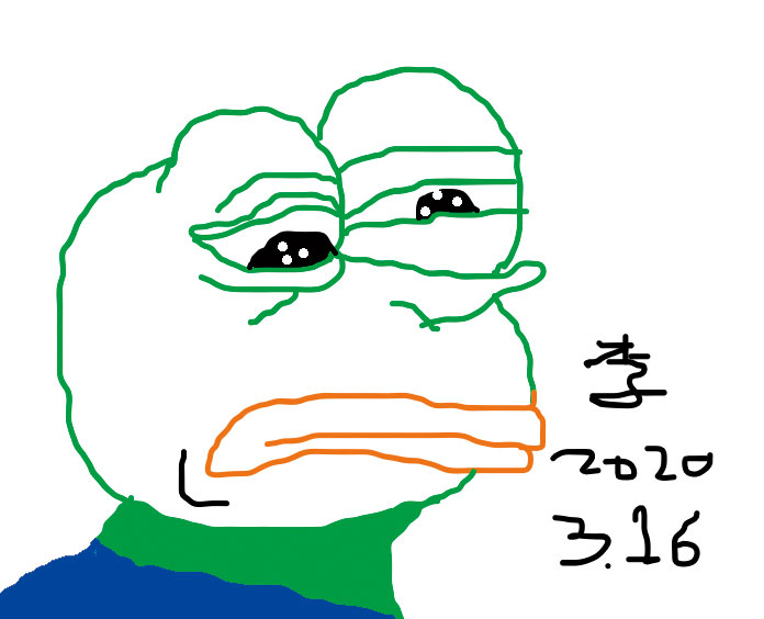 粉絲很喜歡李伯伯畫的迷因二創圖,也會主動投稿。(陳偉華提供)