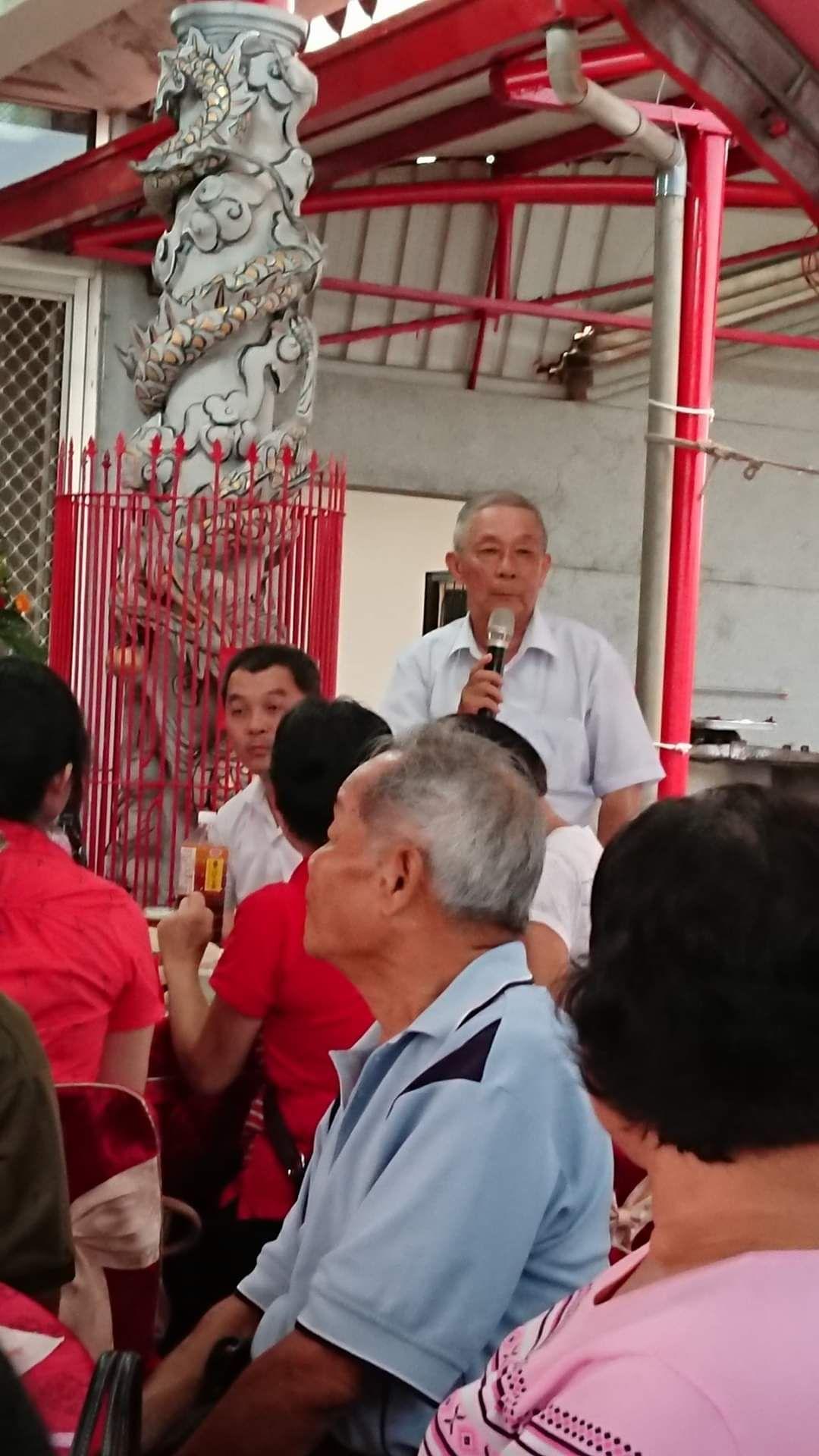 文史工作者詹評仁幫飛將軍正名為殉職飛官詹興民。(台南士紳林敏穎提供)