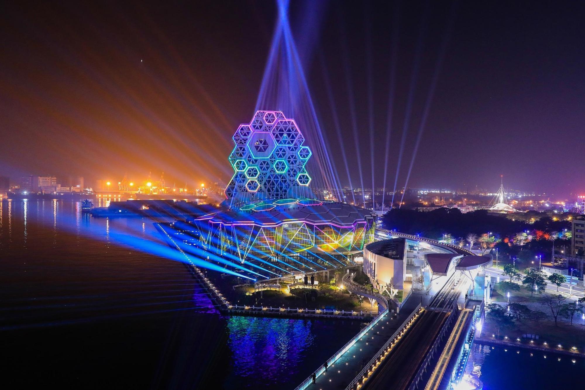 2022台灣燈會在高雄,因應疫情升溫取消點燈儀式。(高雄市府提供)