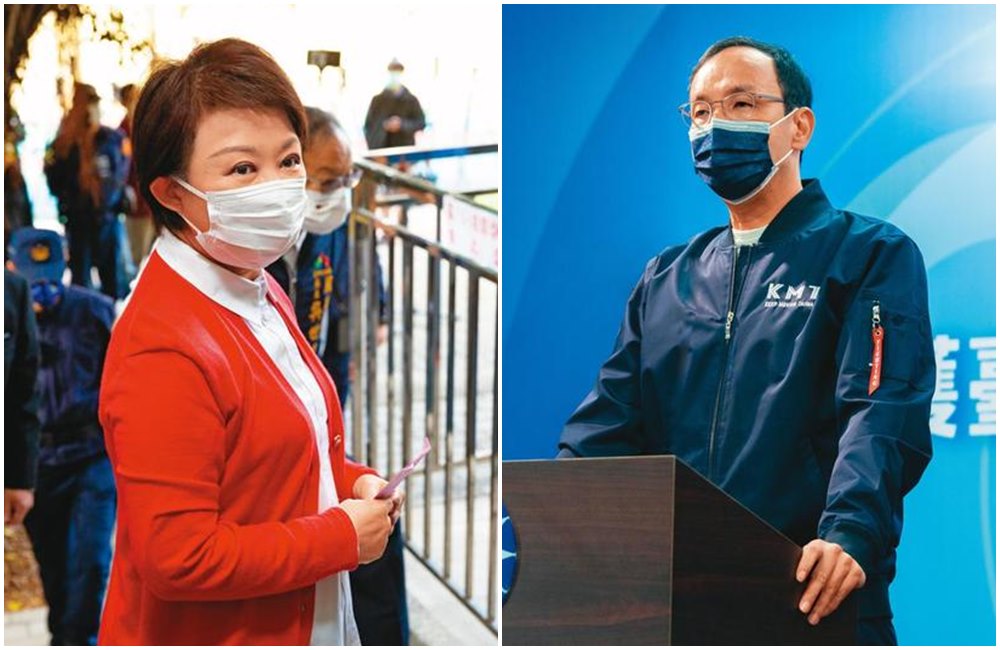 盧秀燕（左圖）遭抹黑，朱立倫（右圖）憤怒反擊造謠者。（本刊資料照）