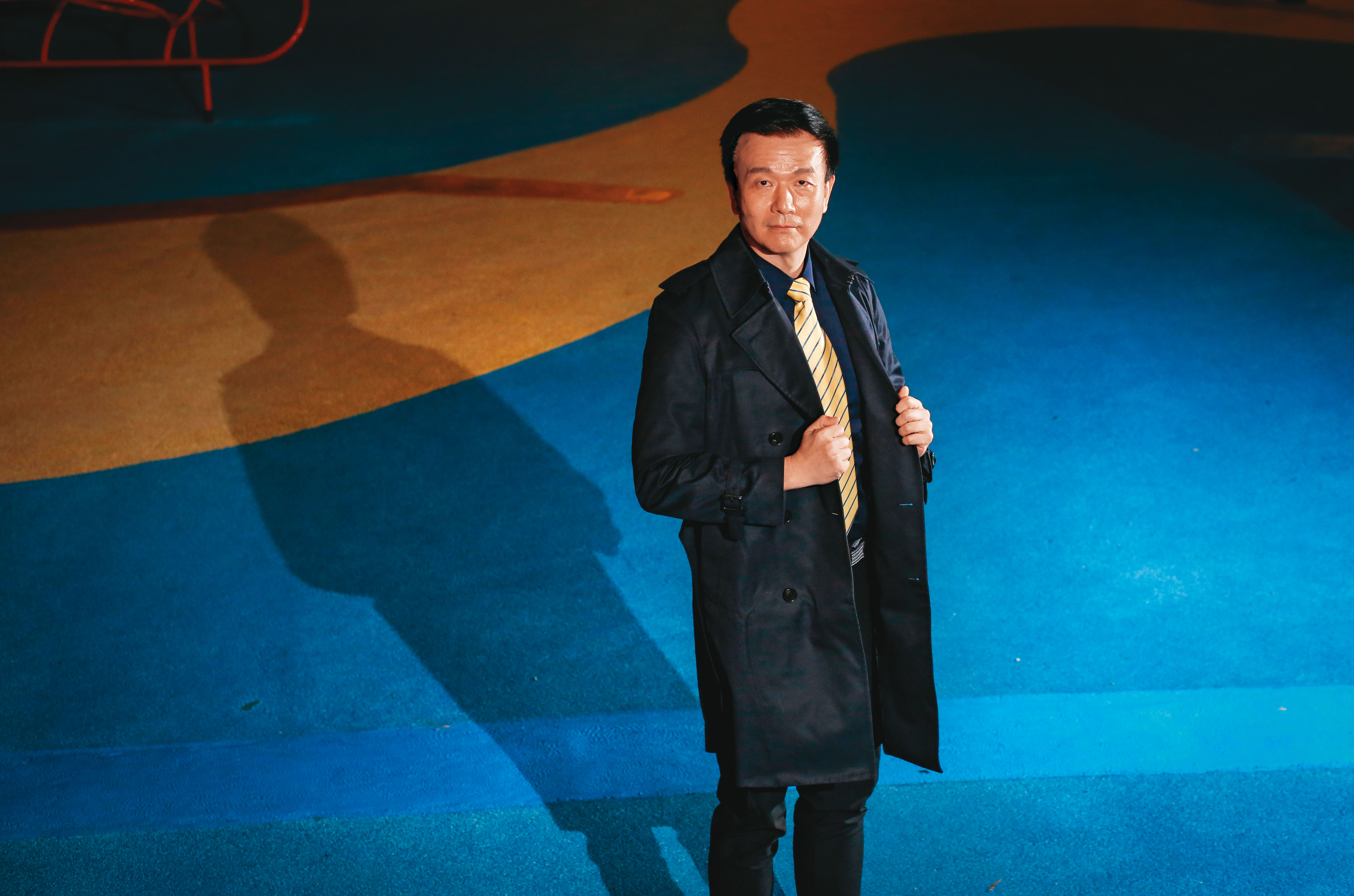 于北辰去年最後一天退出國民黨，今年更忙碌，幾乎每天都有電視節目錄影行程。