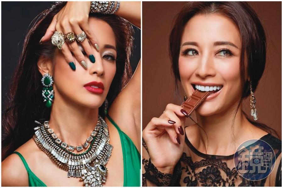 李蒨蓉為品牌拍了多款照片，不過卻被攝影師發現李蒨蓉未經授權使用這2張照片。（讀者提供）