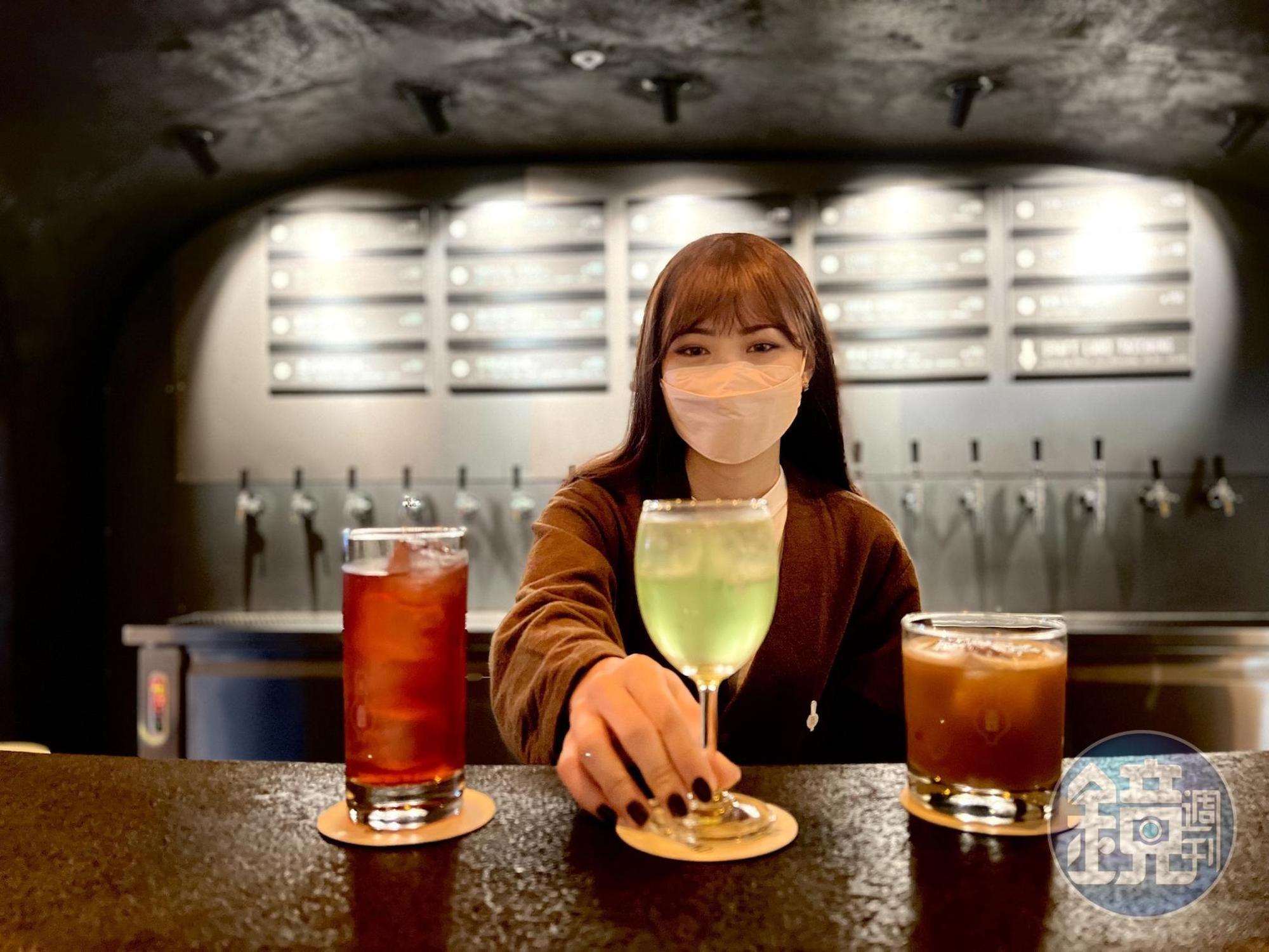 汲飲式雞尾酒吧Draft Land推出3款PARK2獨家特調。