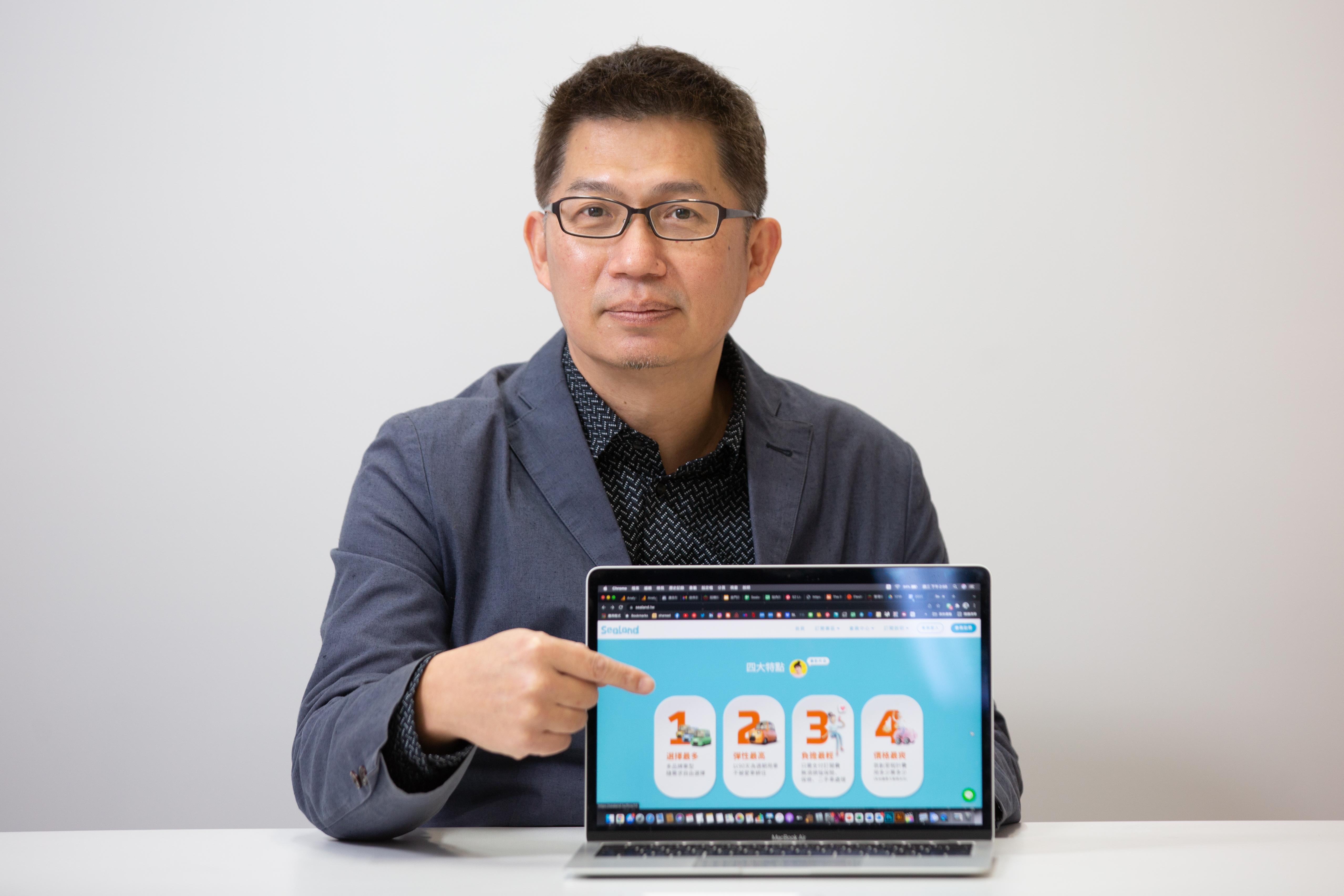 林智豪集結一群資深夥伴在2020年打造SeaLand、以「訂閱制」概念搶進汽車產業，希望以全新概念滿足新時代的年輕消費者。