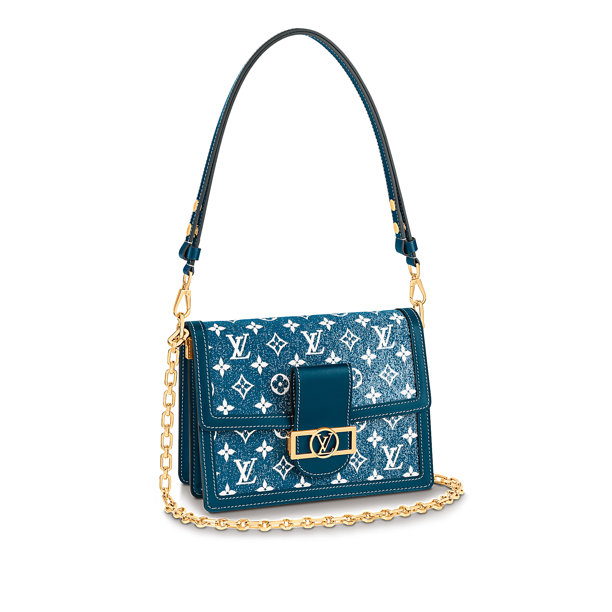 Monogram Jacquard Denim系列Dauphine手袋 NT$121,000（LOUIS VUITTON提供）