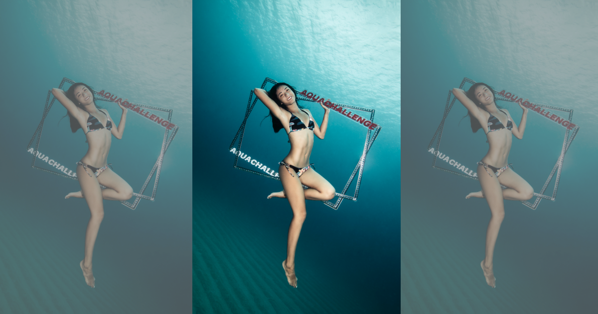 李明文是今年TLC頻道舉辦的「水下30米，決戰水下伸展台」節目競賽的亞軍。（球狀星團娛樂提供）