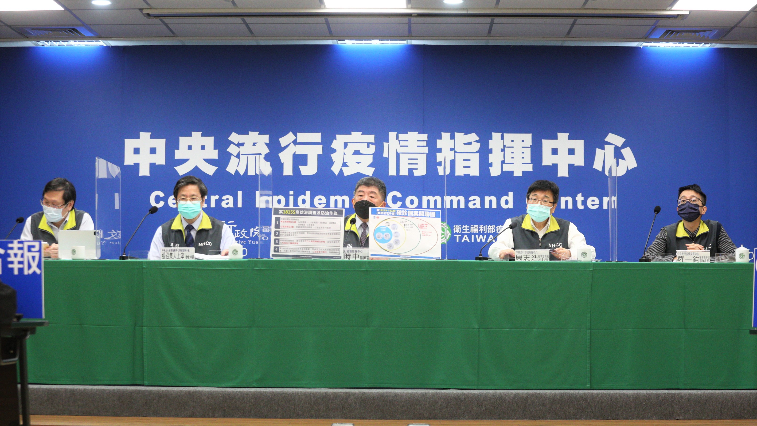 指揮中心今（23）日公布52名本土個案，以桃園最多。（指揮中心提供）