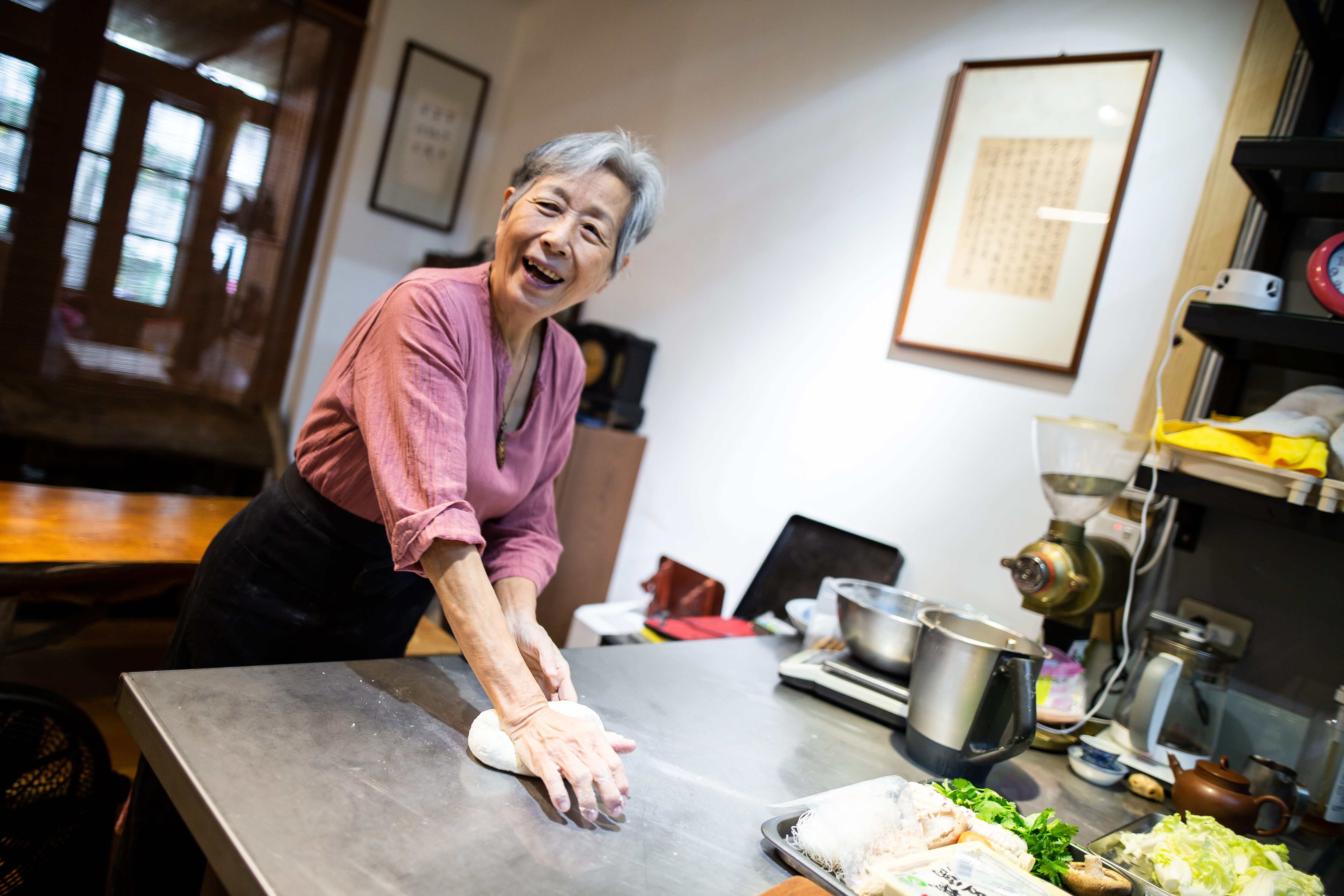 王培仁的料理並不刻意少油少鹽，她自有一套飲食哲學。