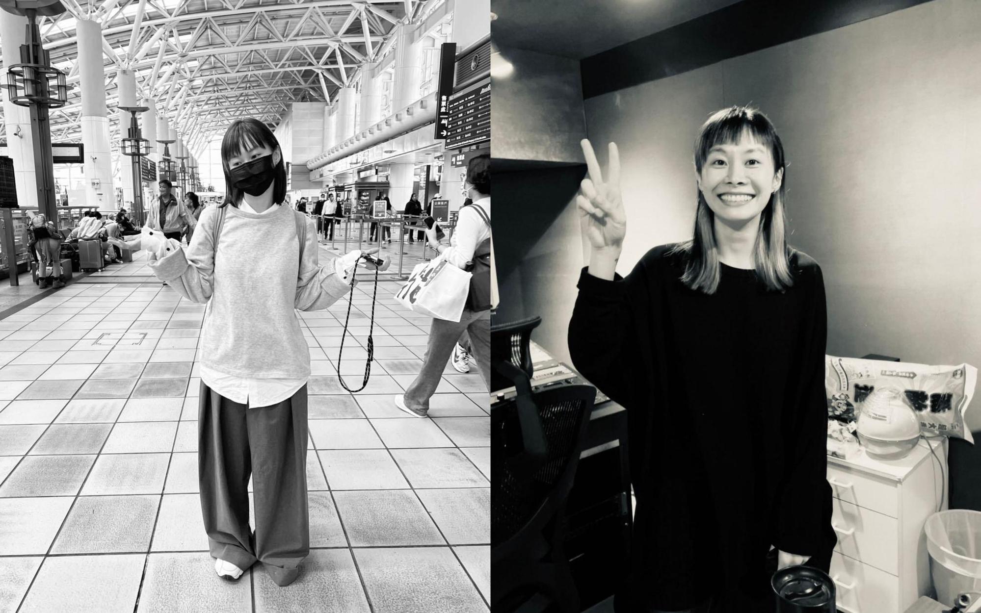 鄭宜農人已到高雄,面對演出取消,只能苦笑。(翻攝自鄭宜農臉書)