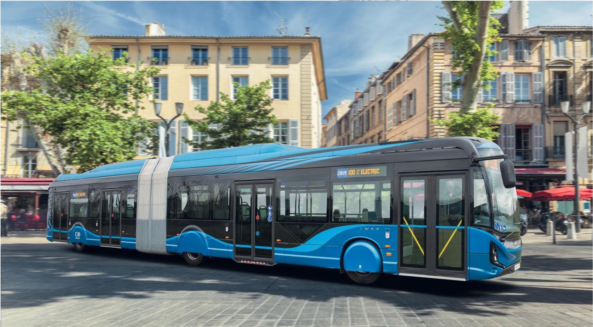 市場預估,電動車無線充電將於巴士等路線固定,甚至有專用道路的商用車上最先落地。(翻攝自IVECO官網)