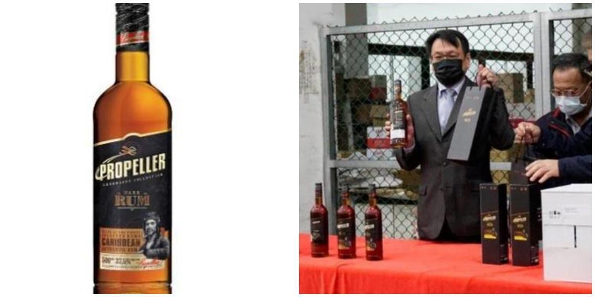 遭批評立陶宛的黑螺旋槳蘭姆酒在台灣售價比中國貴4倍,把台灣當盤子,台酒也出面反擊,澄清兩國成本根本不同。(官網,台酒提供)