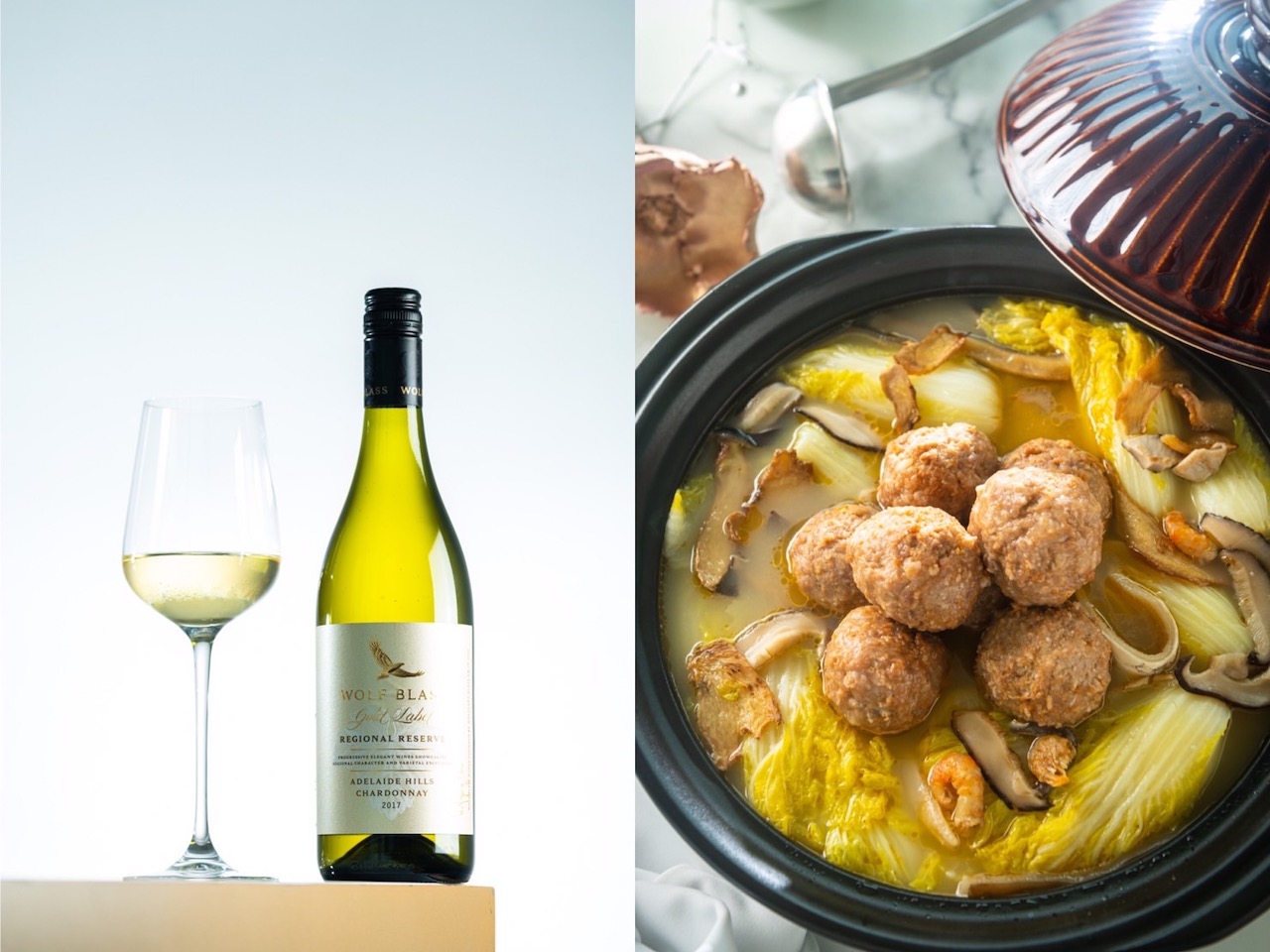 團圓餐桌要選圓潤易飲的葡葡酒款，輕鬆對應中西式年菜，餐酒搭配首重皆大歡喜。