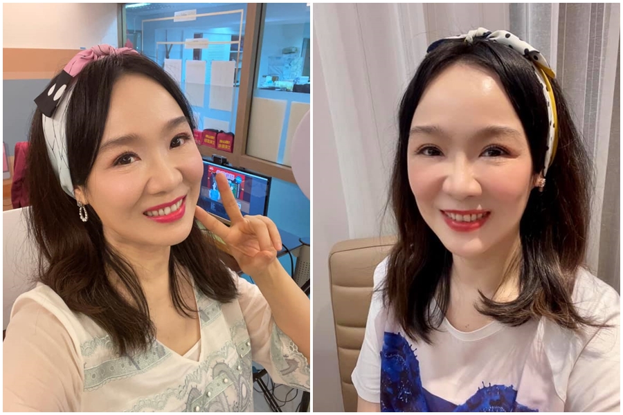 徐薇自爆昨天在家中突然暈倒失去意識。（翻攝自徐薇老師臉書）