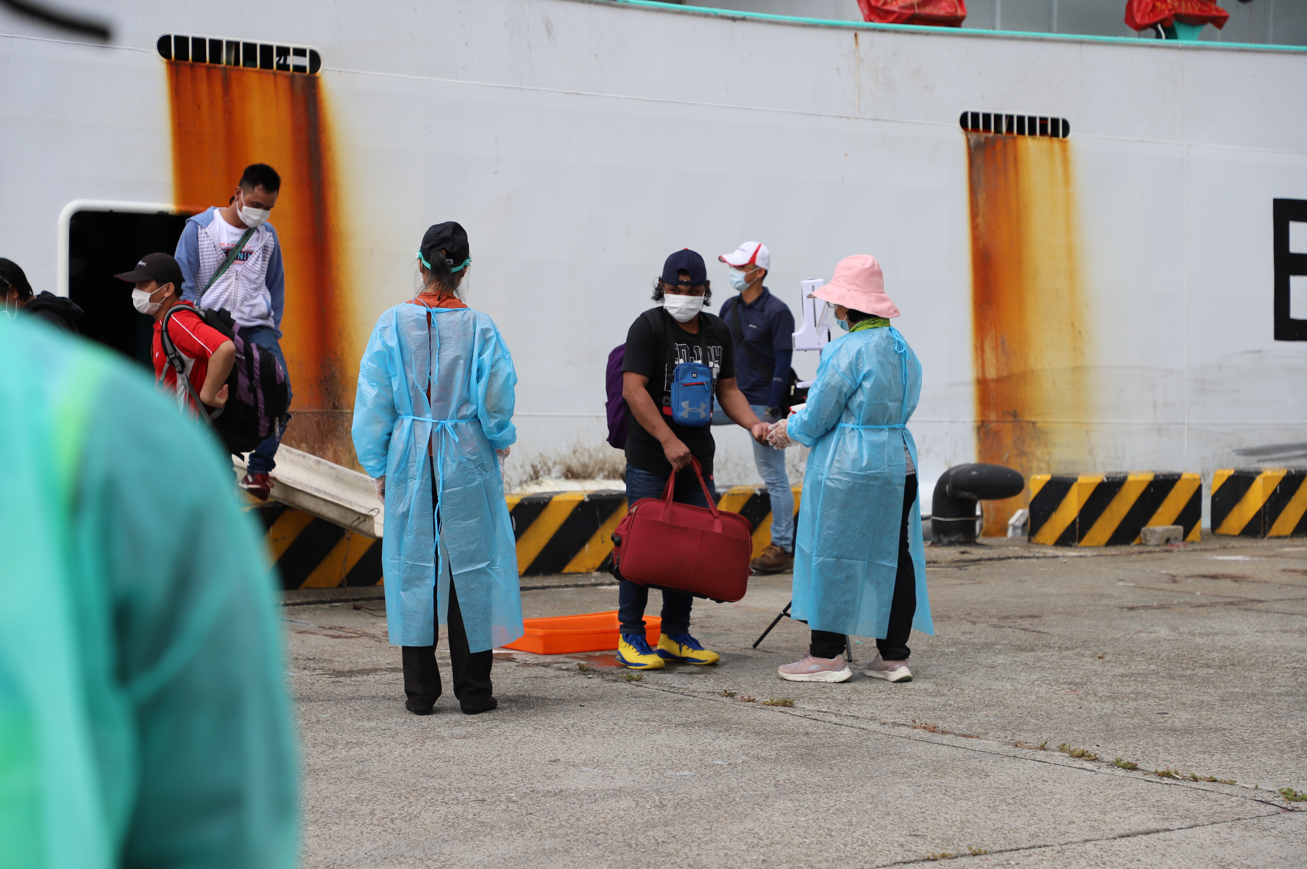 高雄港群聚案持續蔓延。示意圖，非當事者。（高雄市政府提供）
