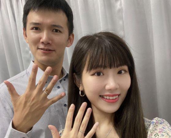 YouTuber台南Josh(左)新婚才半年,就爆出被妻子(右)家暴。(翻攝自台南Josh IG)