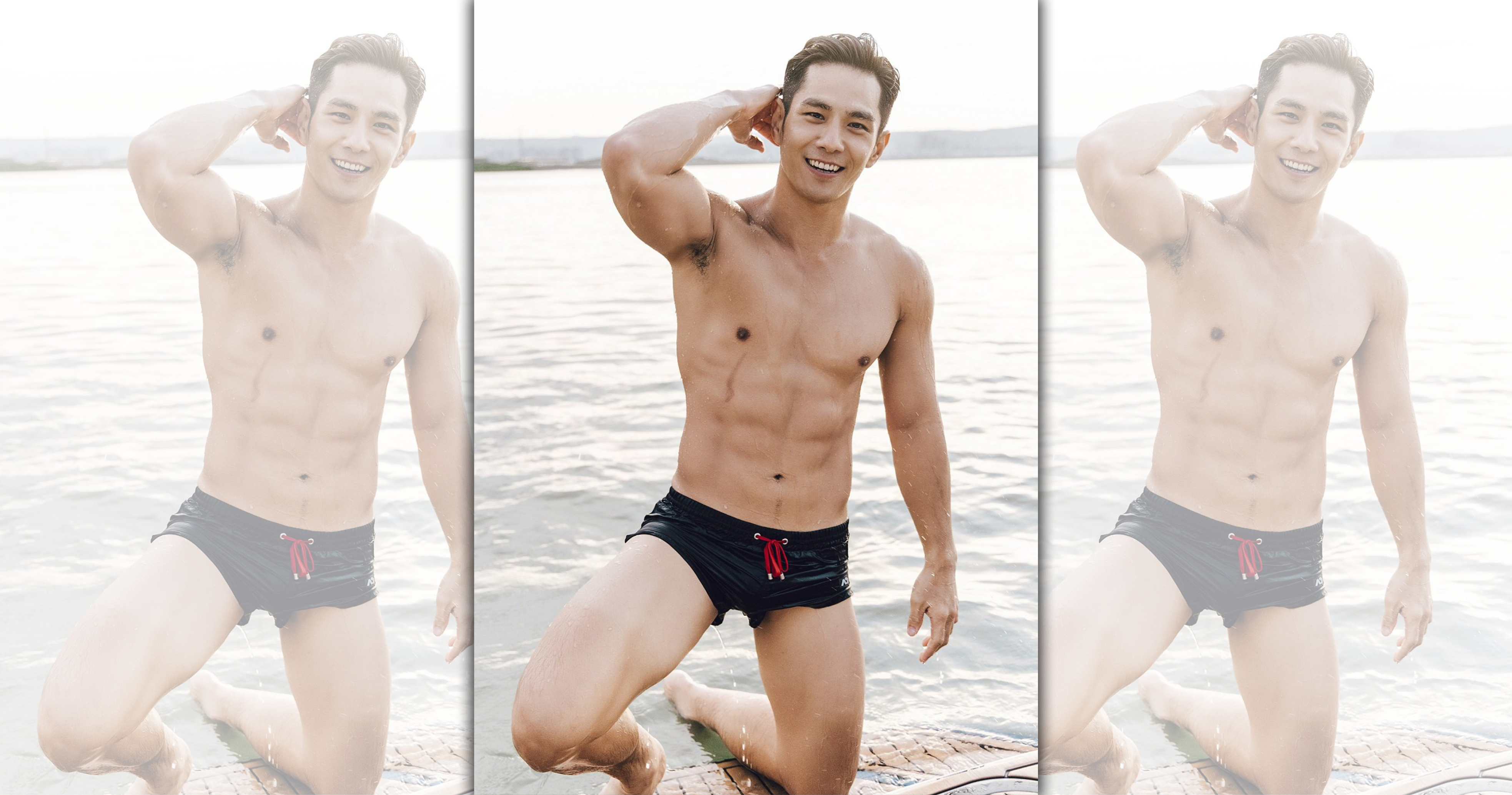 祖雄身兼藝人和健身教練，還因好身材出寫真。（翻攝自祖雄IG）