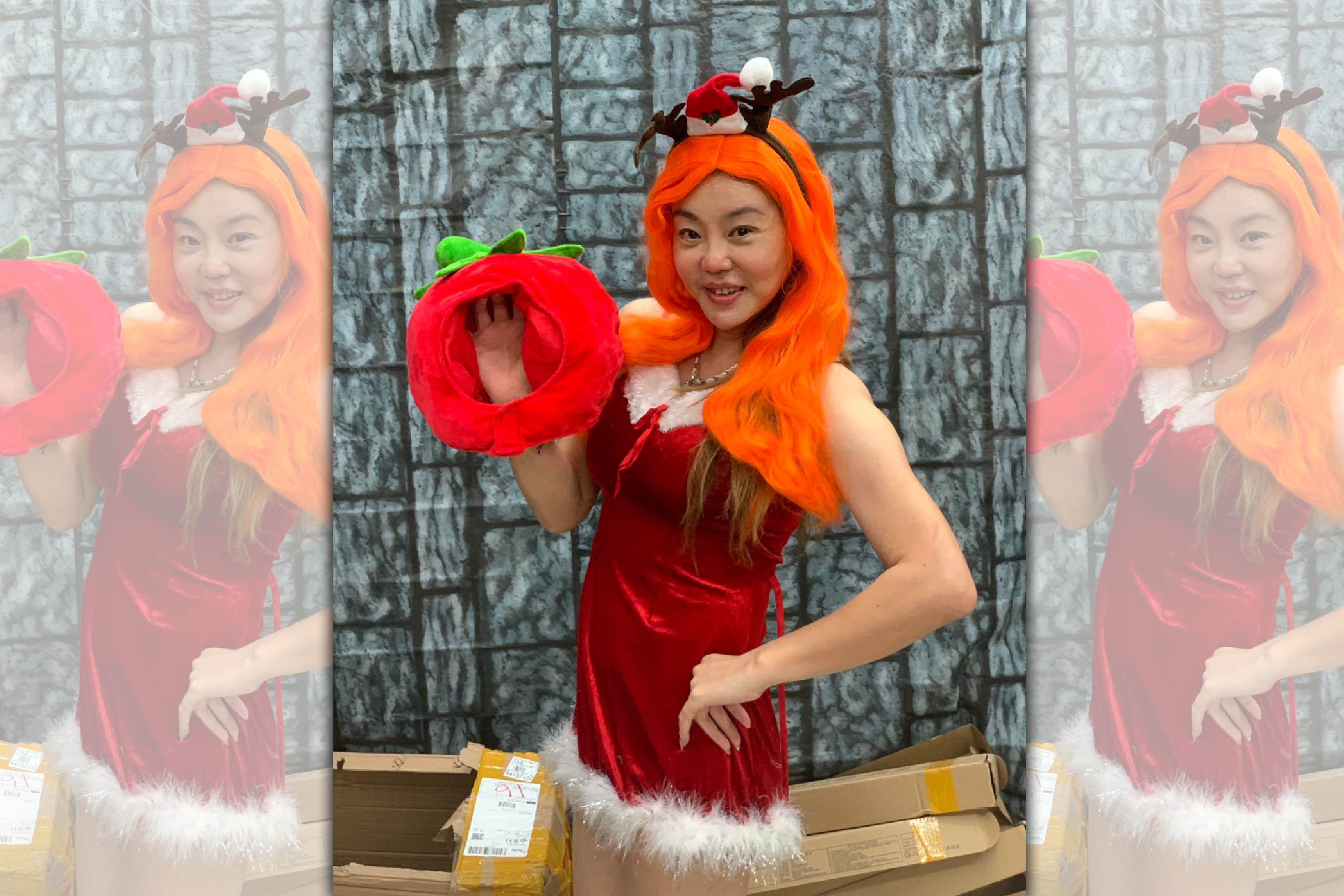 法拉利姐澄清自己沒有侵占耳機。（攝自法拉利姐臉書）