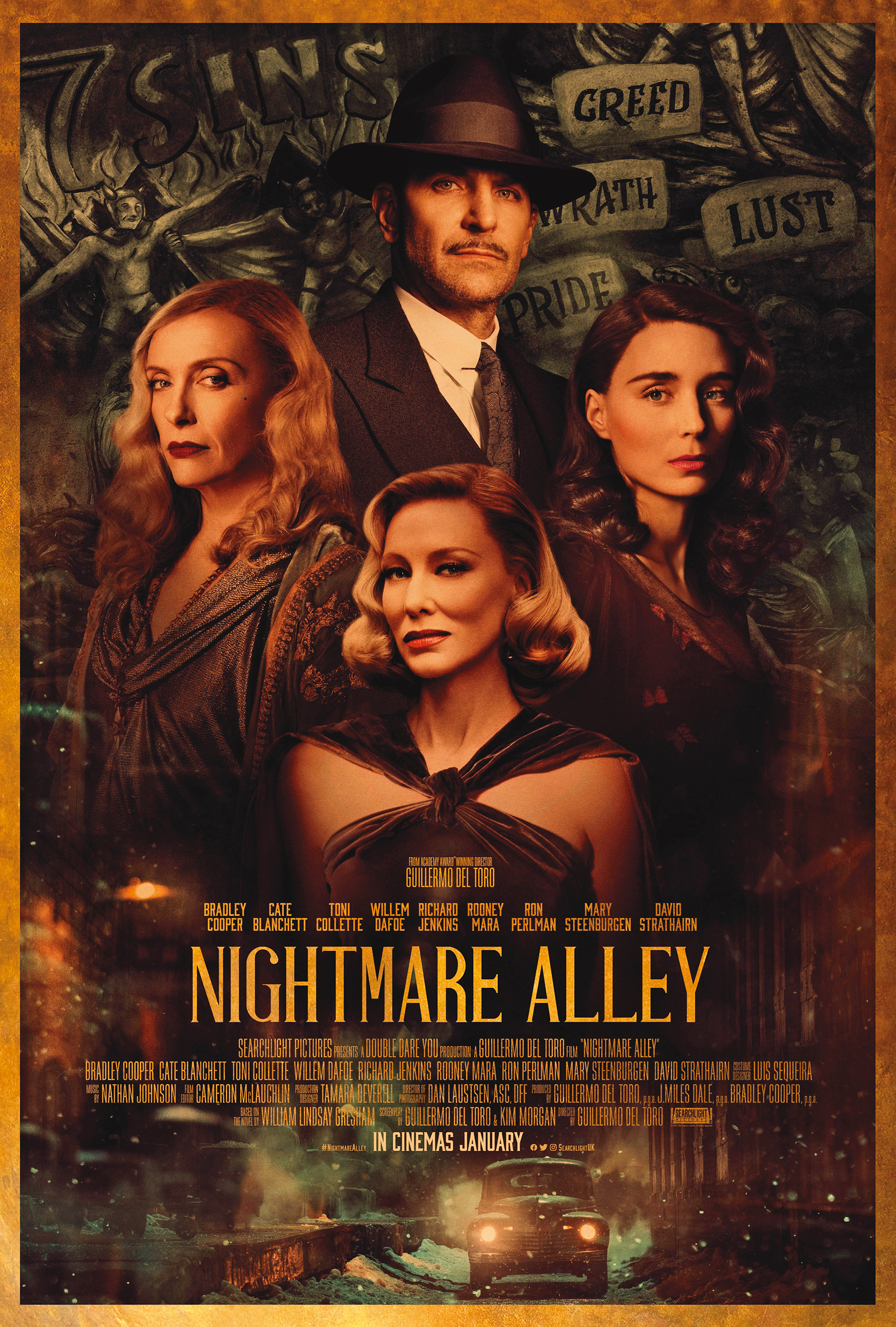 《夜路》Nightmare Alley(二十世紀影業提供)