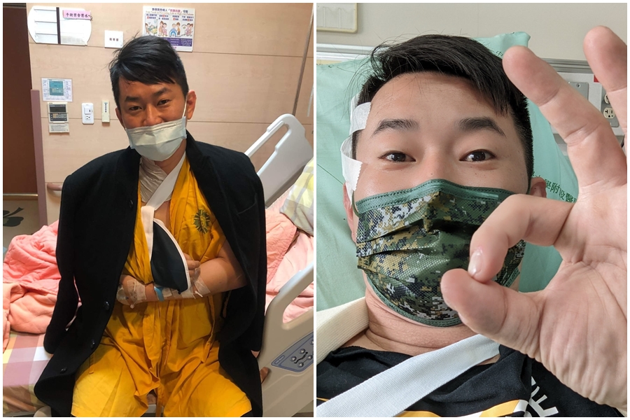 陳柏惟日前才摔車住院，今日又進醫院完成開刀手術。（翻攝自3Qi.tw 陳柏惟臉書）