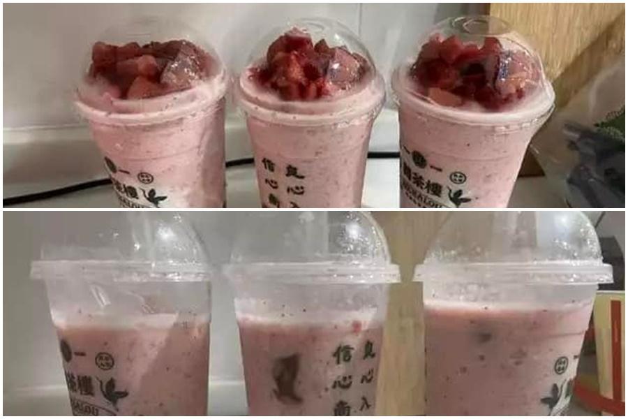 網友稱女友患有「草莓病」，沒吃到草莓就會開始暴走，十分困擾。（翻攝自臉書爆怨2公社）