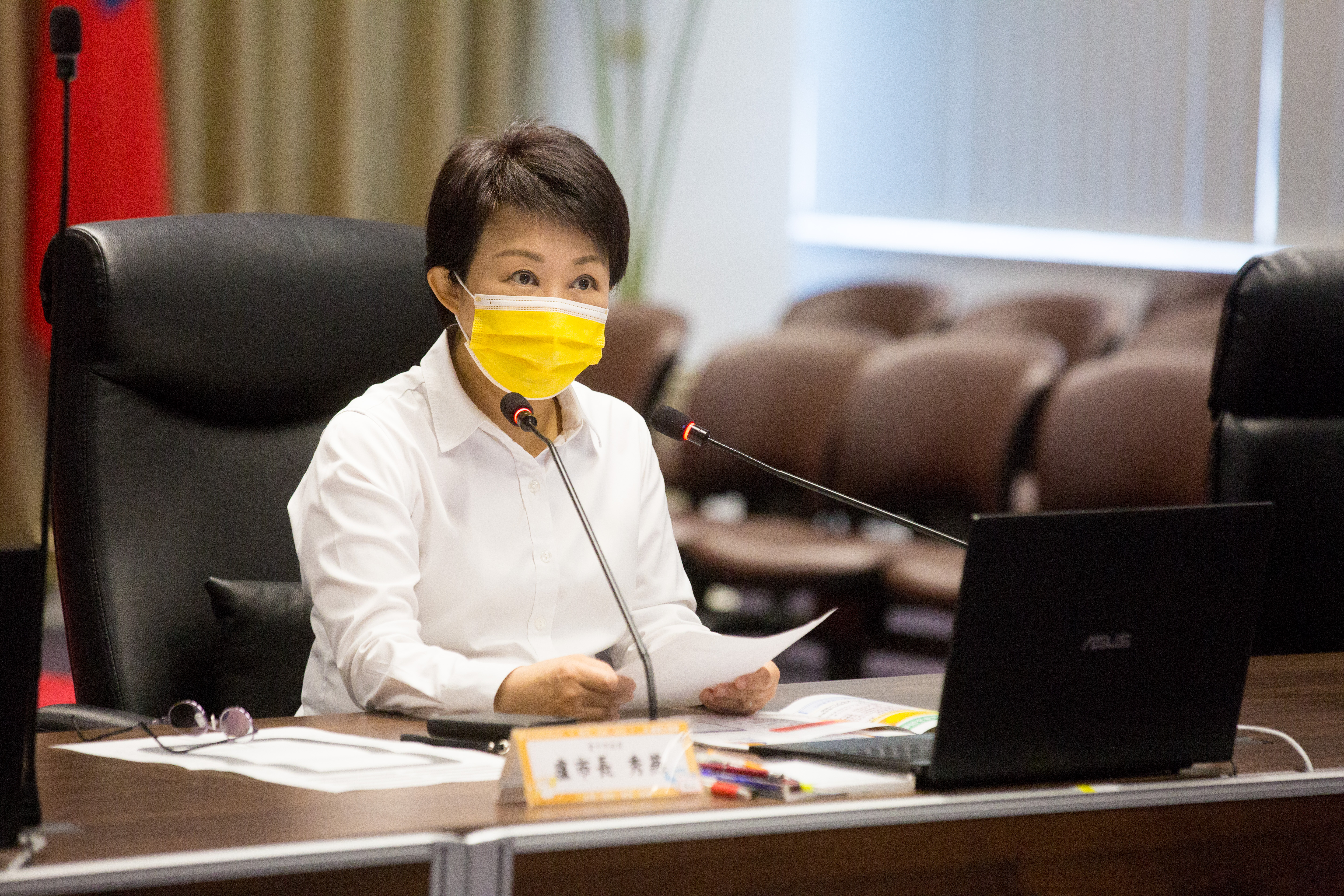 台中一名居檢男擅離指定住所長達6小時，盧秀燕（圖）震怒下令重罰30萬元。（本刊資料照）