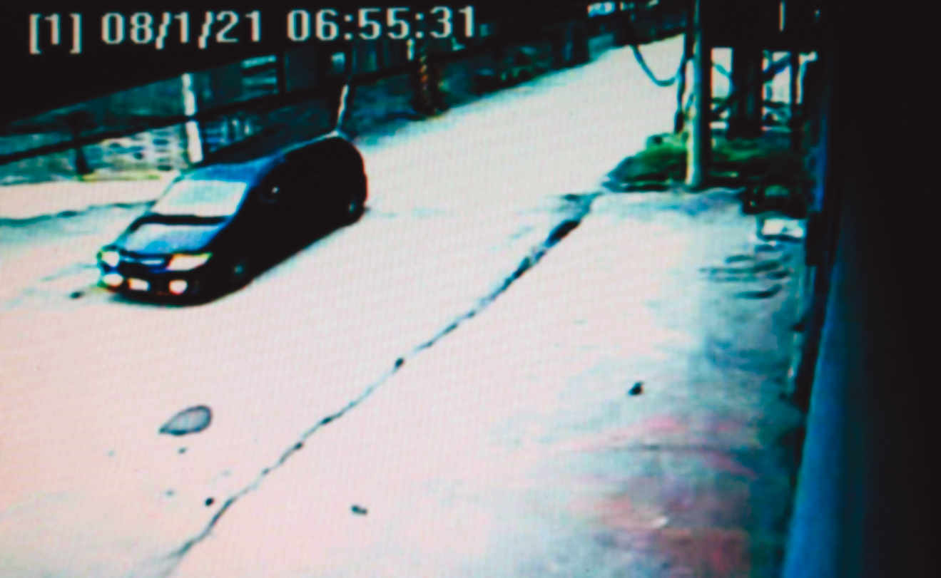 警方清查犯案車輛資料後發現，車主父親與謝父竟是舊識，懷疑他涉有重嫌。（翻攝畫面）