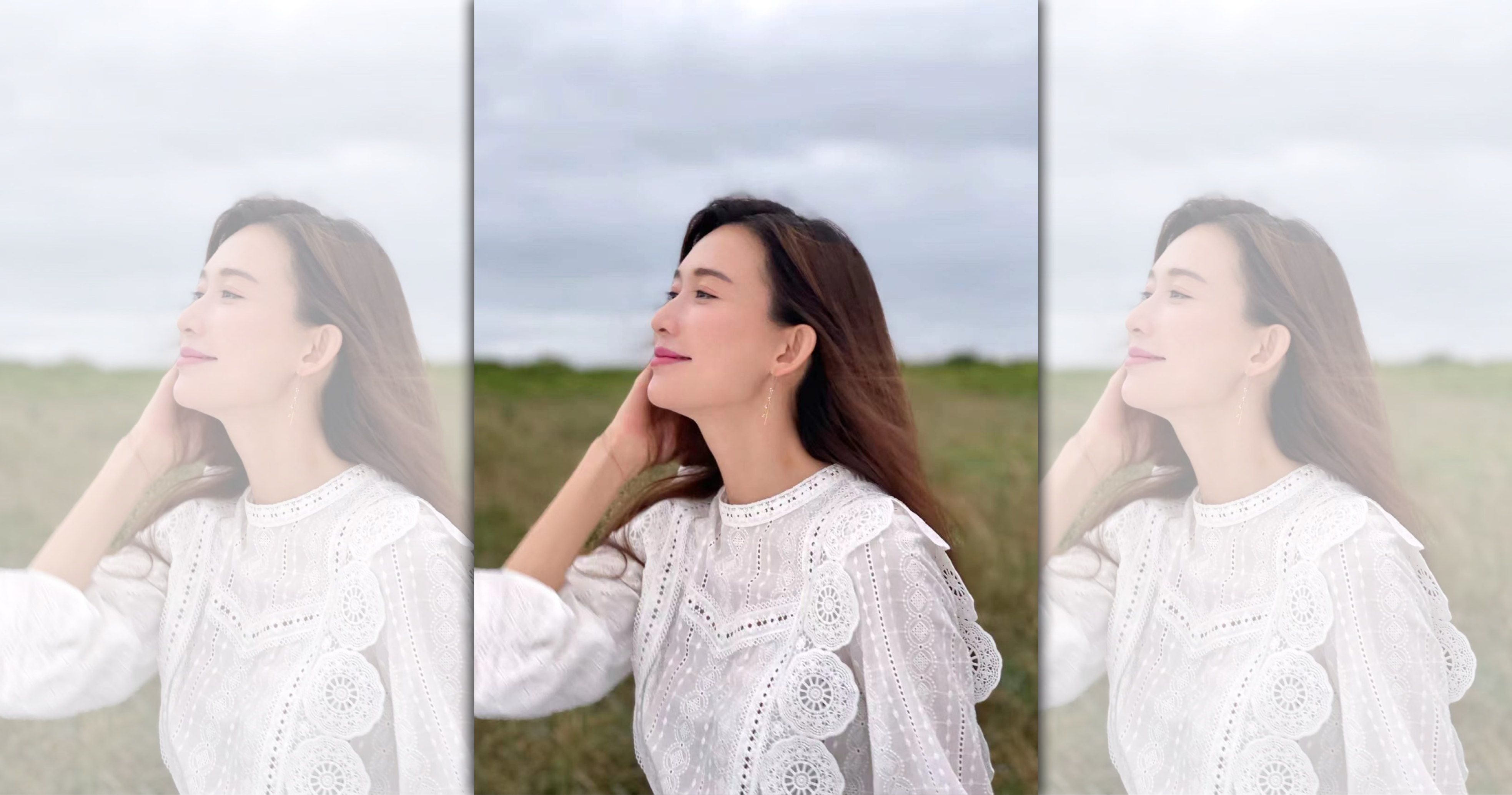 林志玲生日發文「感謝所有美好，都來得剛剛好」，讓外界猜測懷孕成功。（翻攝林志玲臉書）