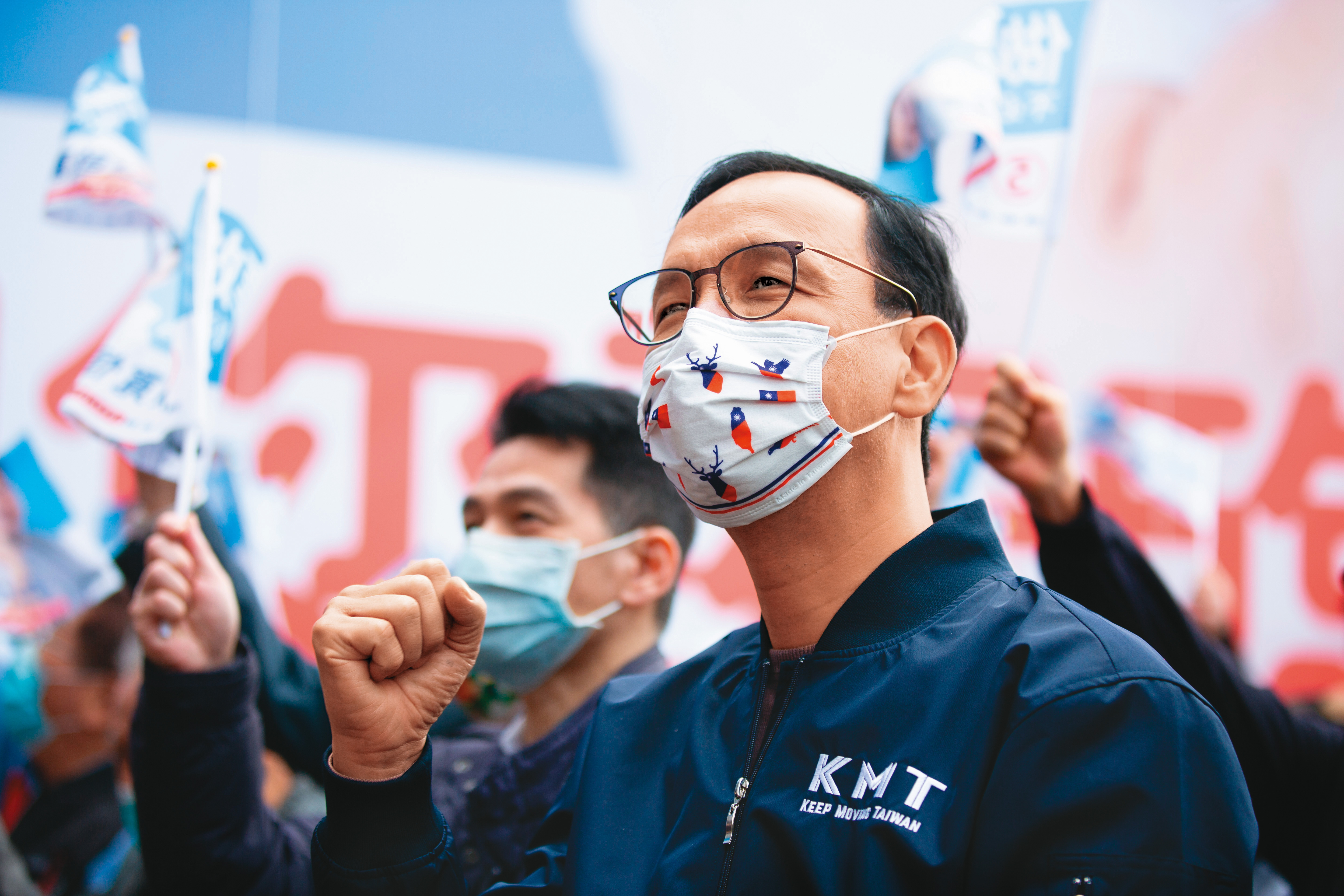 朱立倫(右)預計今年春年訪美替國民黨駐美代表處揭牌,屆時也有望公布駐美代表人選。