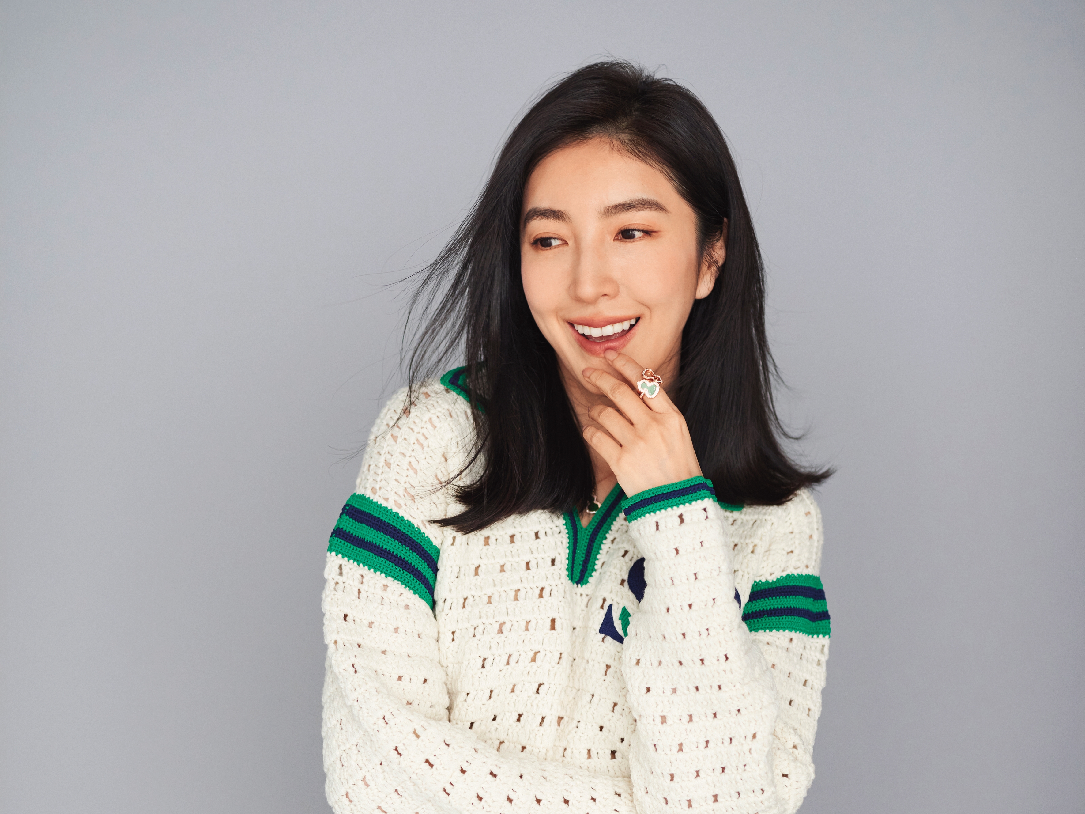 楊謹華在《華燈初上》劇攻心計，但私下與老公過得很幸福，目前唯一目標就是希望能有好孕。